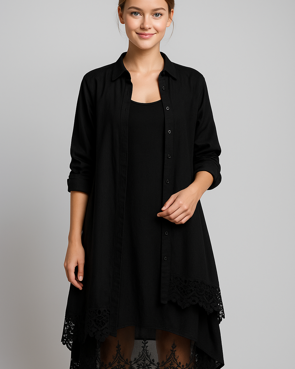 Aurora | Kvinders Elegant Boho Midi Kjole - - Kjoler - {{ product_tags }