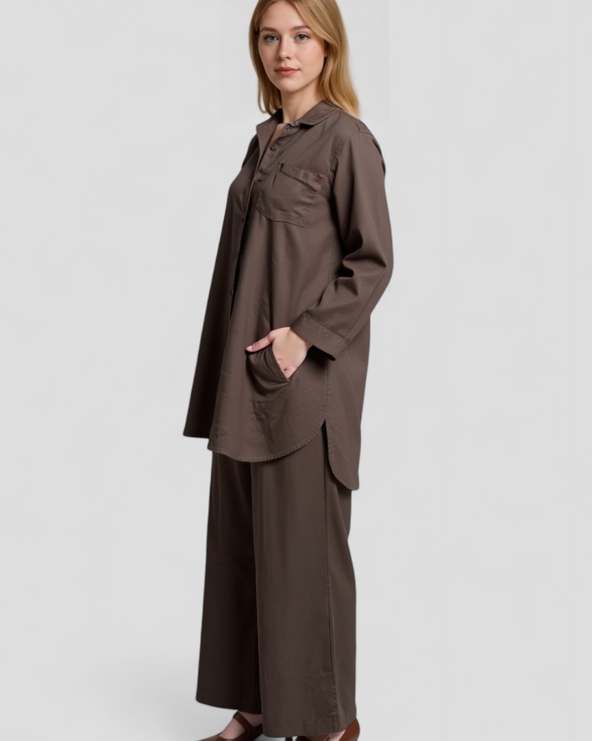 Gaile | Kvinders Elegant Linned Sæt - - Tøj sæt - {{ product_tags }