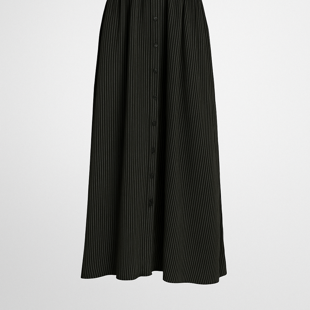Ladies' Elegant Midi Dress with Pockets