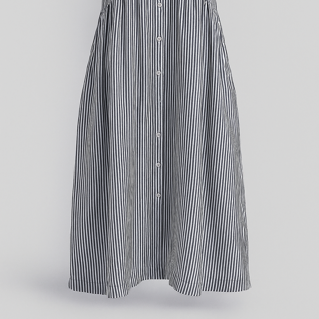 Ladies' Elegant Midi Dress with Pockets