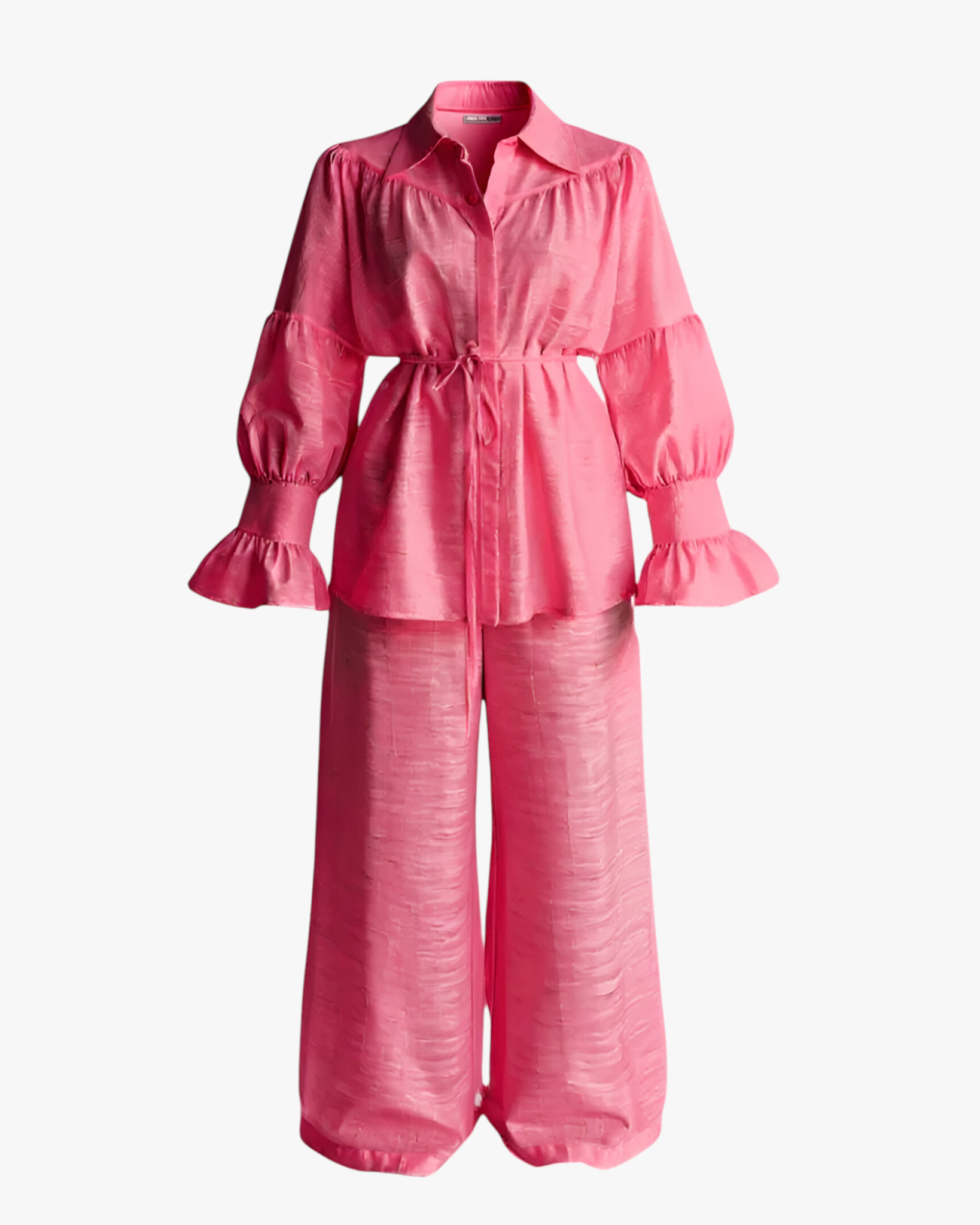 Allura | Kvinders Elegant Polyester Sæt - Rød - Kvinders tøj - {{ product_tags }