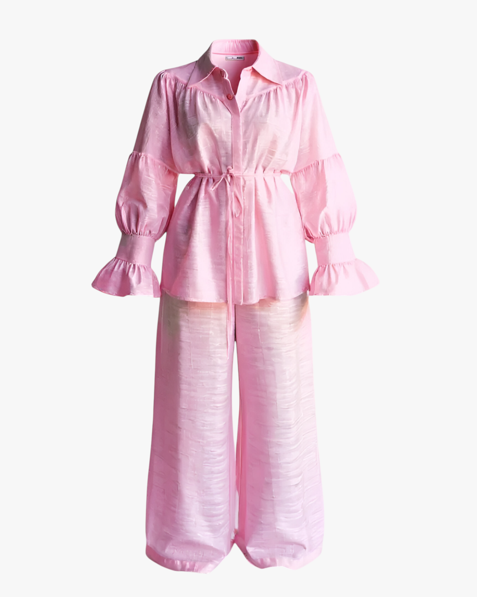 Allura | Kvinders Elegant Polyester Sæt - Rosa - Kvinders tøj - {{ product_tags }