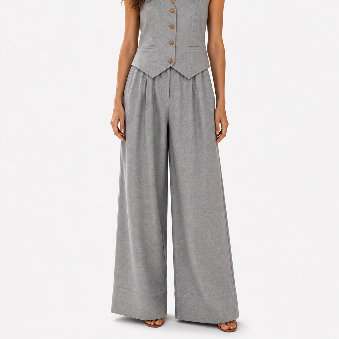Lina | Sleeveless vest (with free coordinated pants)