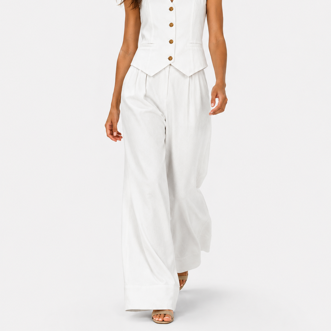 Lina | Sleeveless vest (with free coordinated pants)