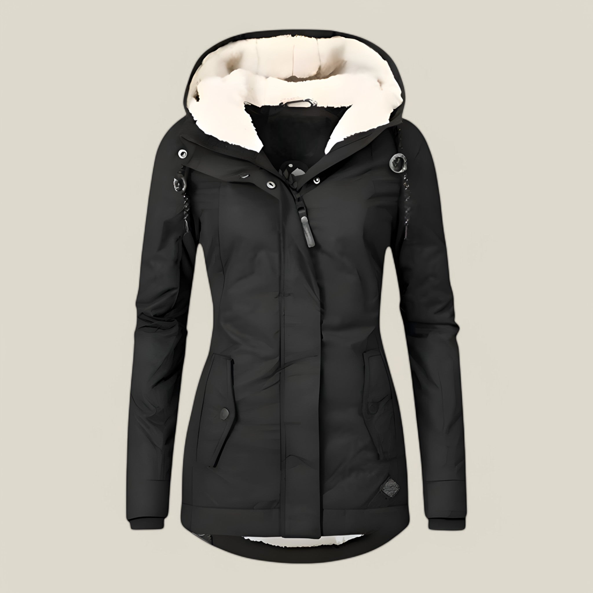 Freya | Veste d'hiver mi-longue - Mode et chaleur