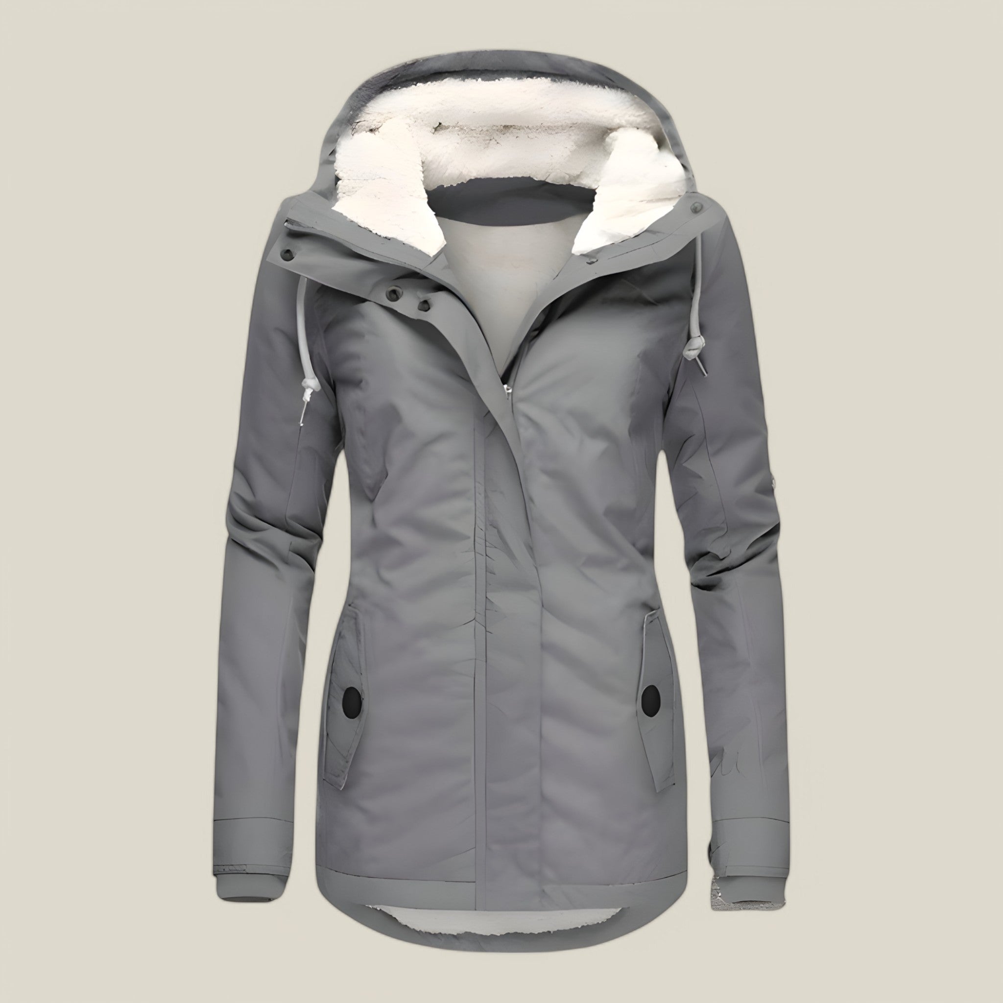 Freya | Veste d'hiver mi-longue - Mode et chaleur