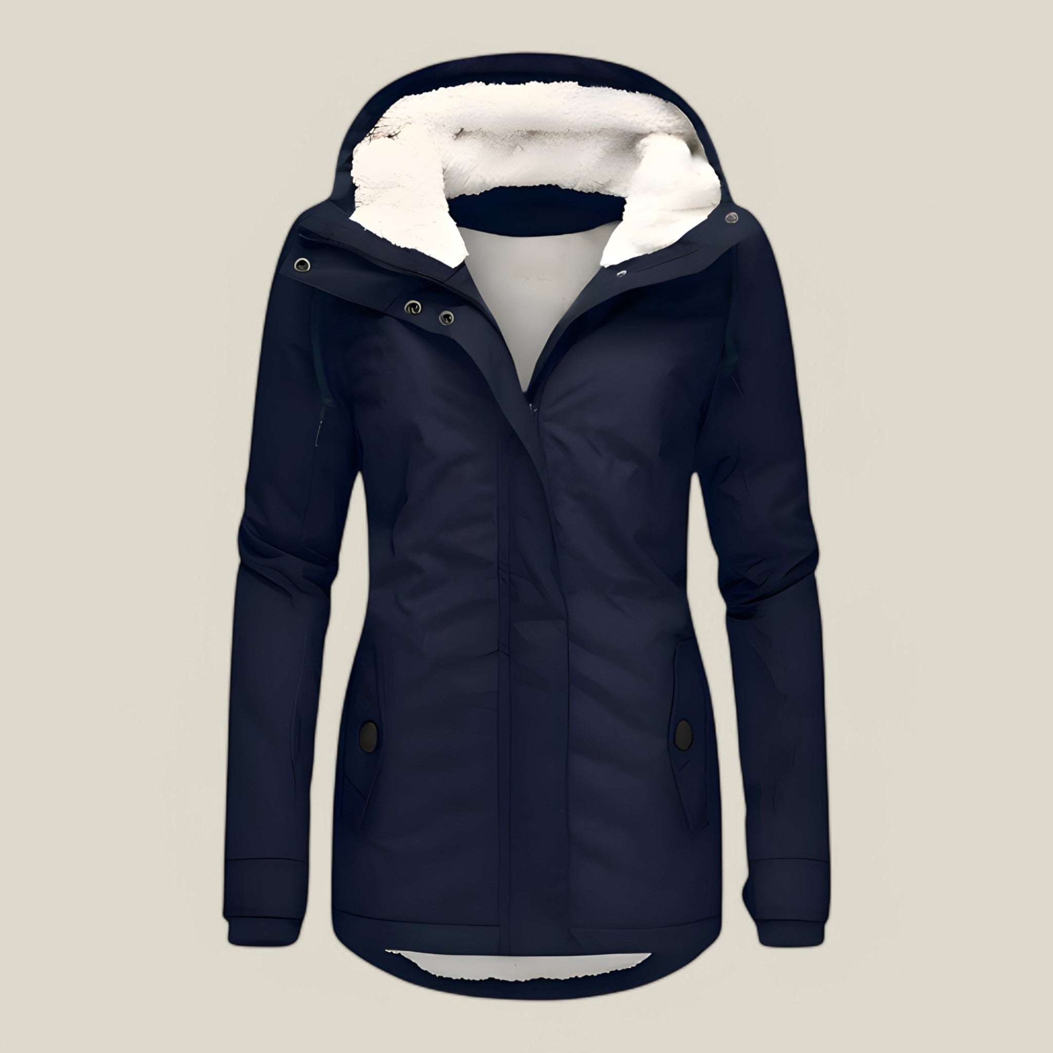 Freya | Veste d'hiver mi-longue - Mode et chaleur