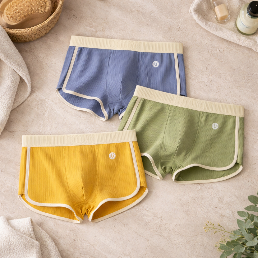 Mason Organic Cotton Boxer Briefs Set – Soft, Breathable Comfort for Everyday Wear