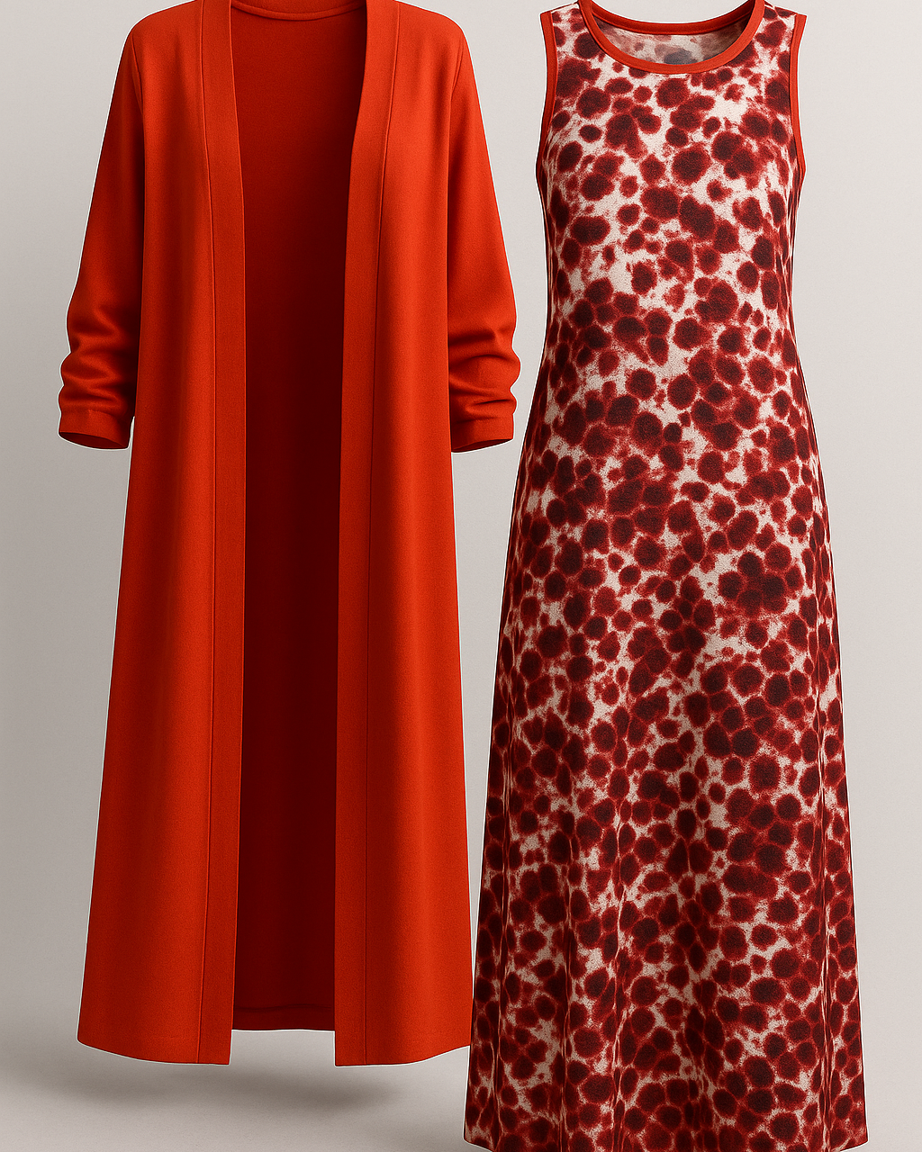Laverne | Matchende Sæt Dame - Elegant Blazer Sæt - Rød - Kvinders tøj - {{ product_tags }