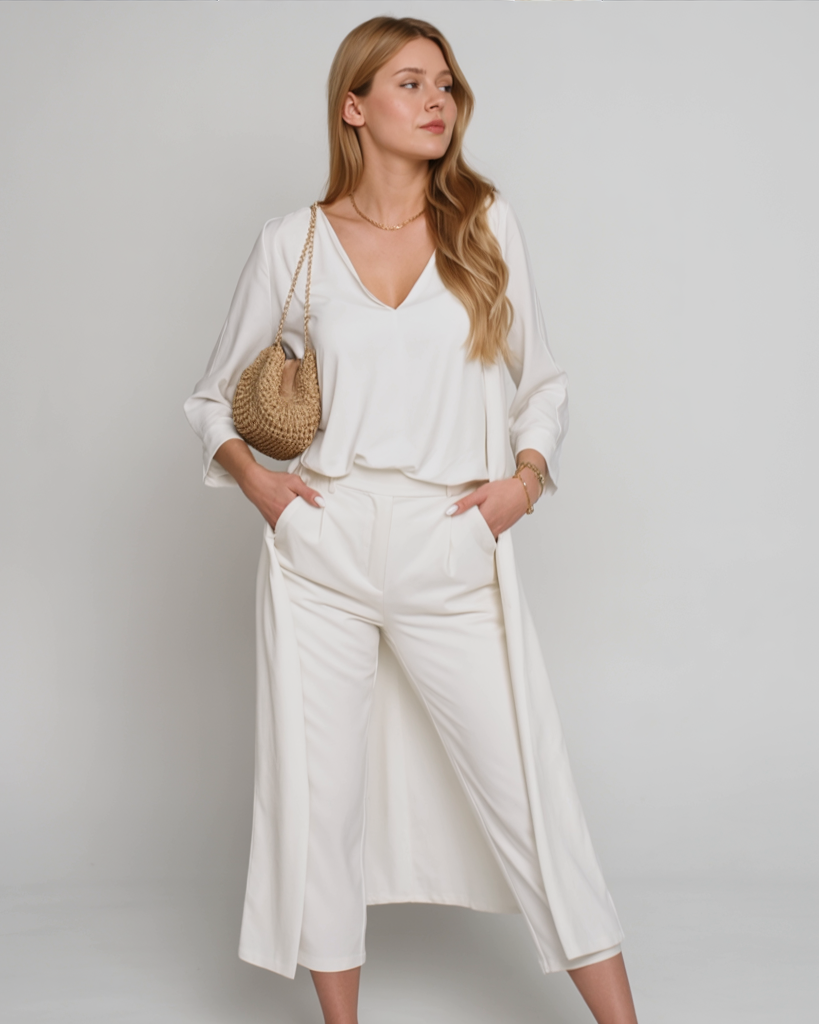 Lara | Matchende Sæt Dame - Elegant To-Delt Sæt - - Kvinders tøj - {{ product_tags }