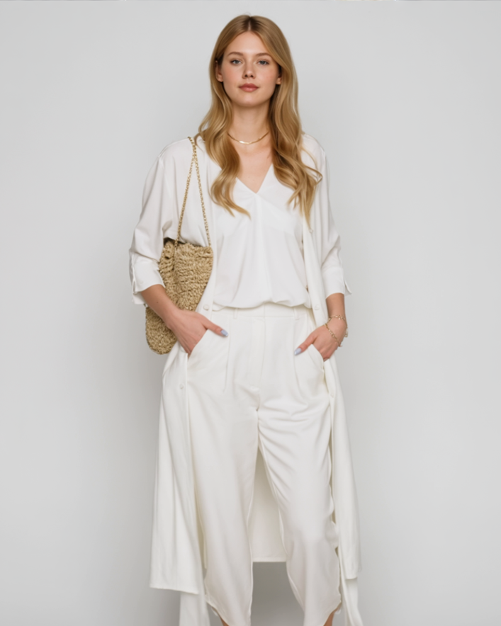 Lara | Matchende Sæt Dame - Elegant To-Delt Sæt - - Kvinders tøj - {{ product_tags }