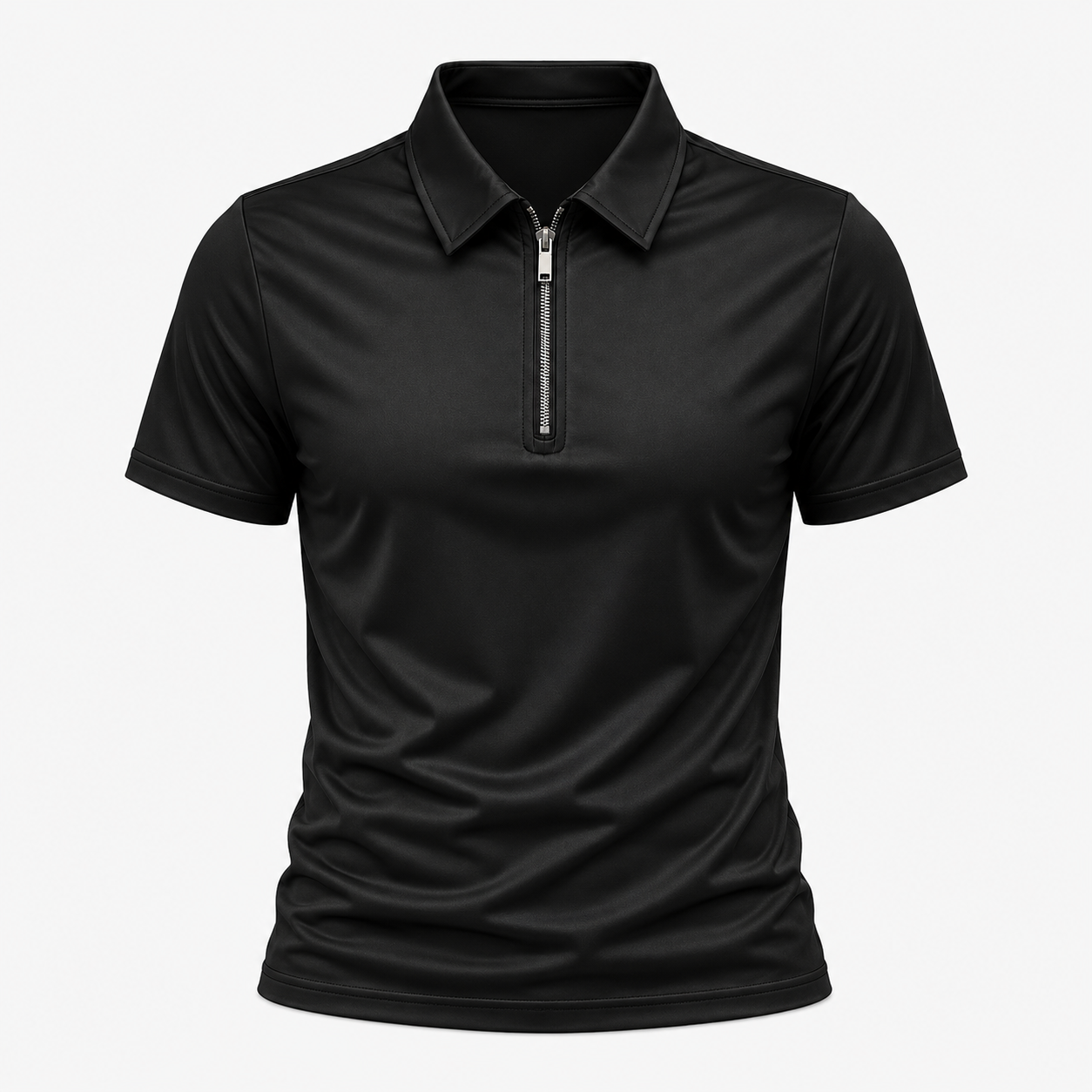 Men's Nathan Zipper Polo Shirt – Sleek Everyday Style