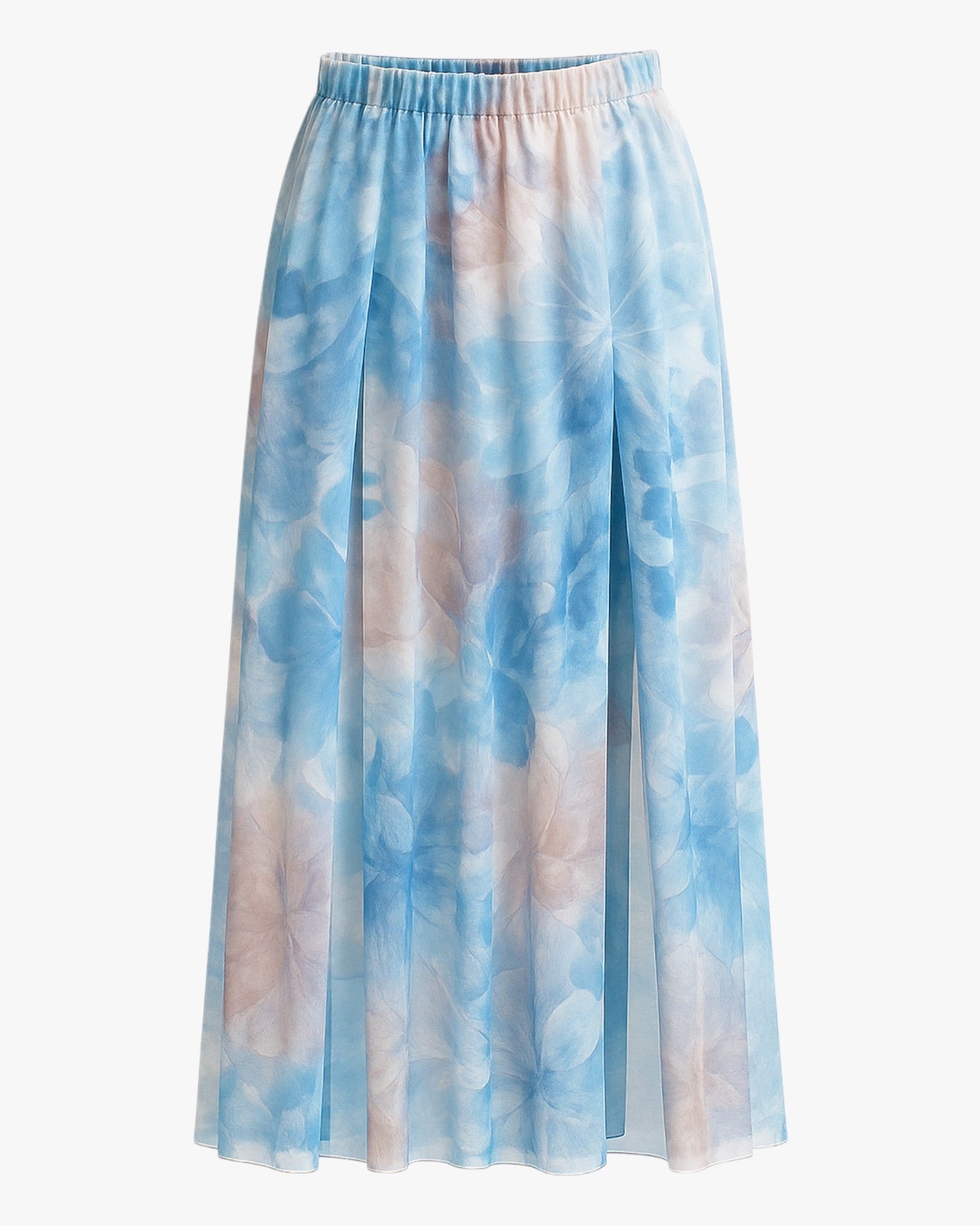 Lyra | Kvinders Blå Sweater og Blomster Nederdel - - Kvinders tøj - {{ product_tags }