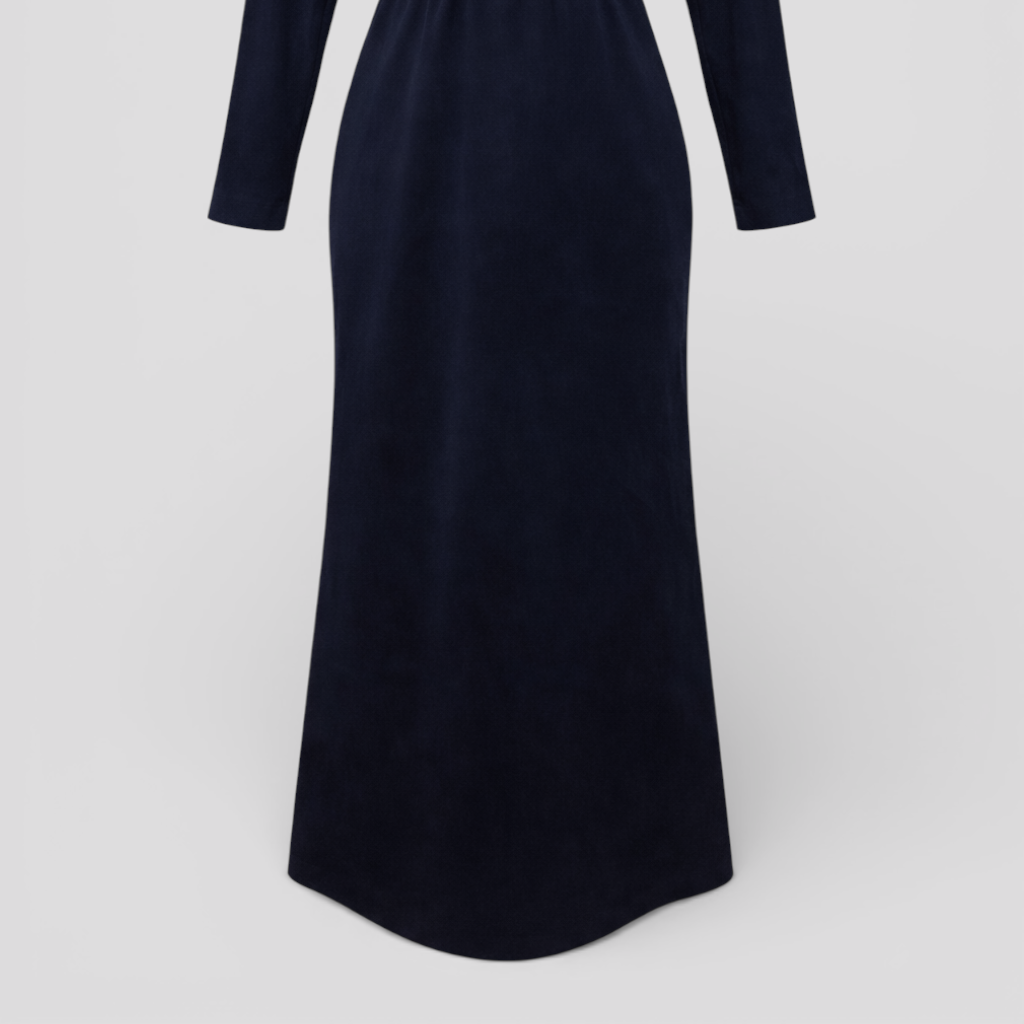 Women's Elegant Polyester Maxi Dress with