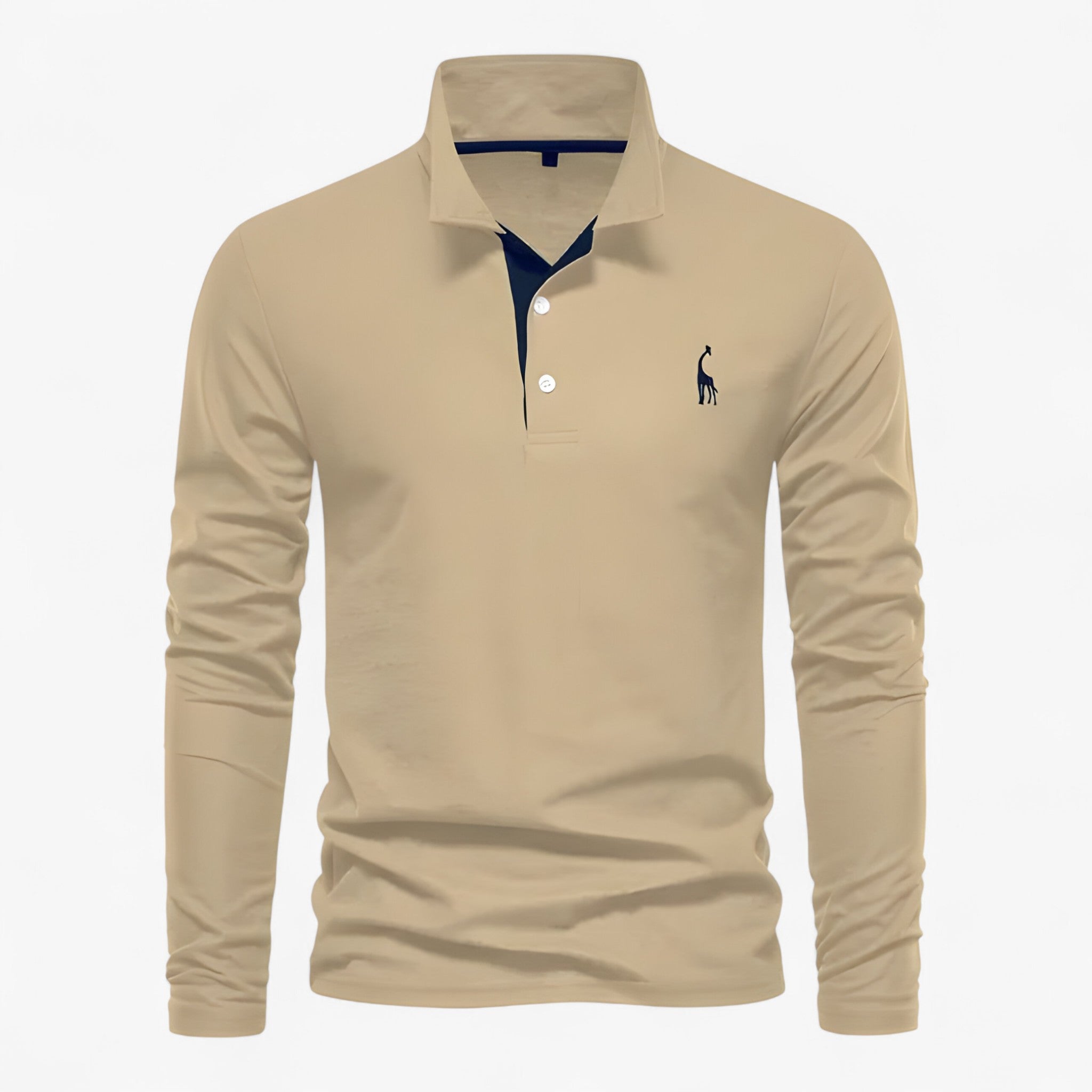 Men's Long-Sleeve Polo Shirt – Timeless Style and Everyday Comfort