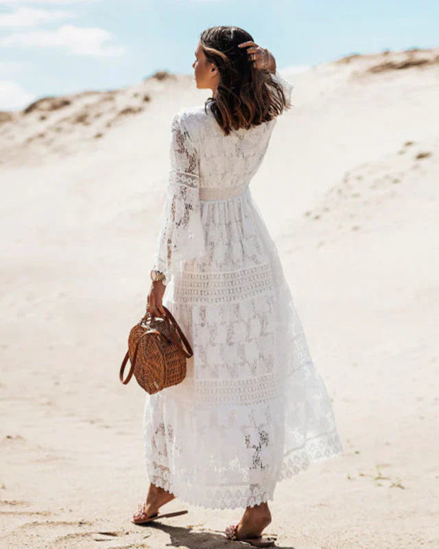 Catherine - Boho-Chic Long-Sleeve Dress