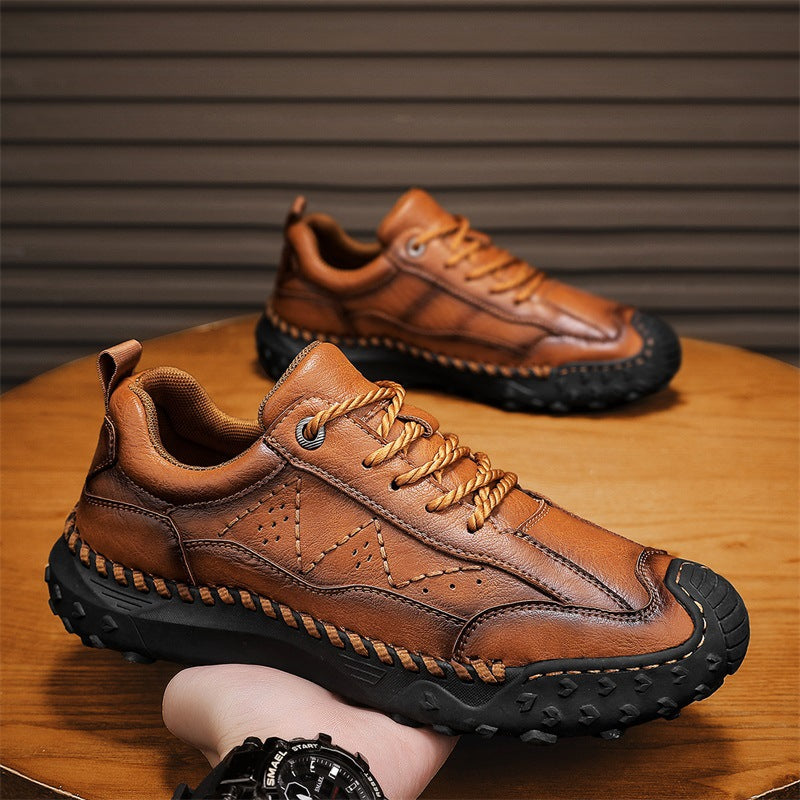 Leather Trail Sneakers — Rugged Style for Urban & Trail Adventures