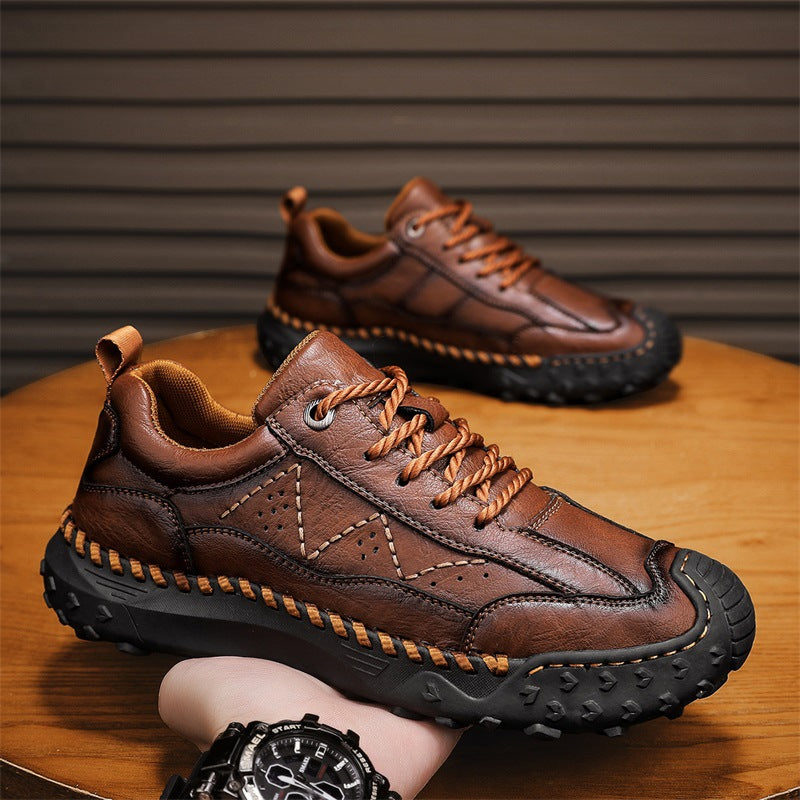 Leather Trail Sneakers — Rugged Style for Urban & Trail Adventures