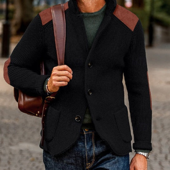 Oliver Buttoned Knit Jacket - Cozy, Stylish Layering Essential