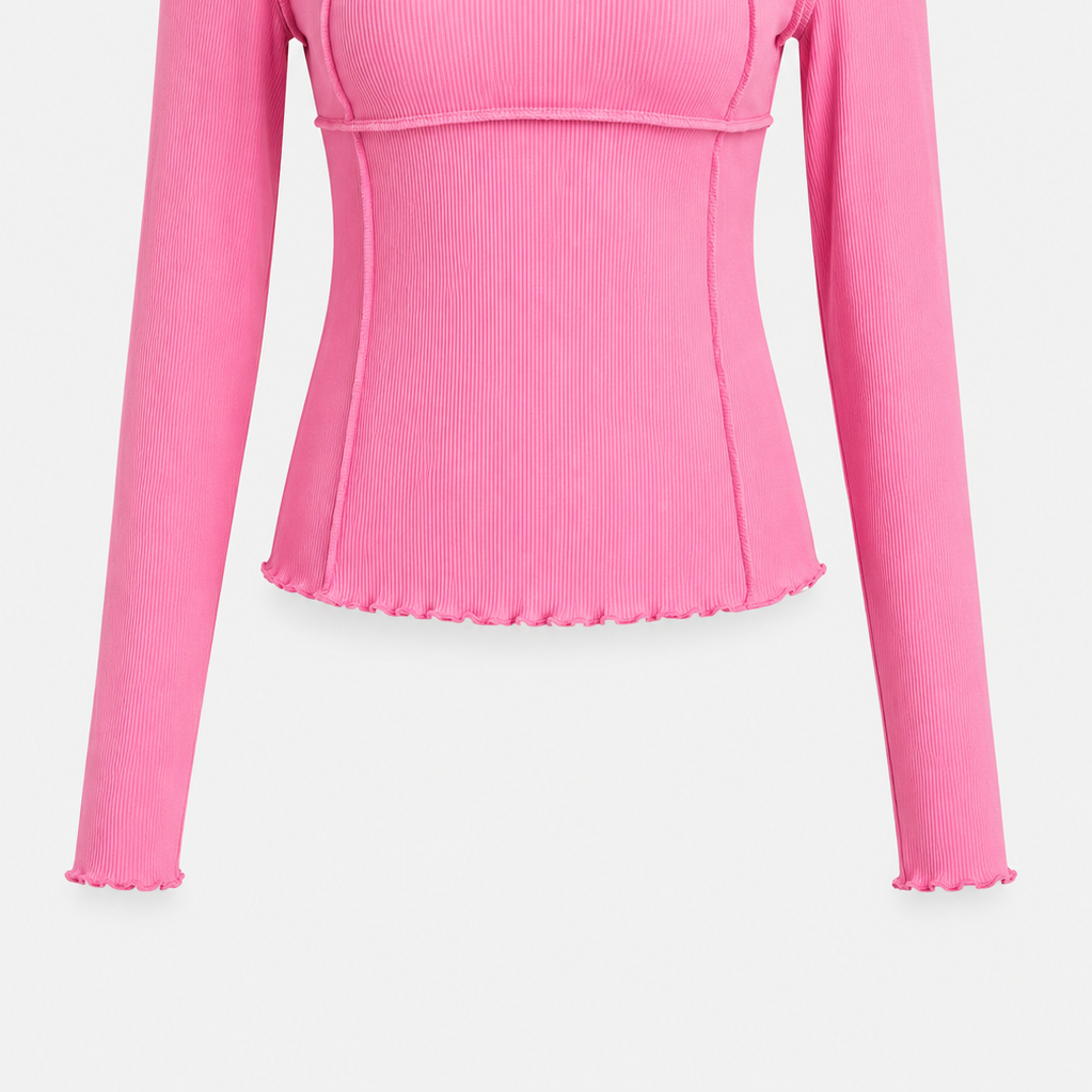 Roza - Effortless Relaxed-Fit Long-Sleeve Blouse