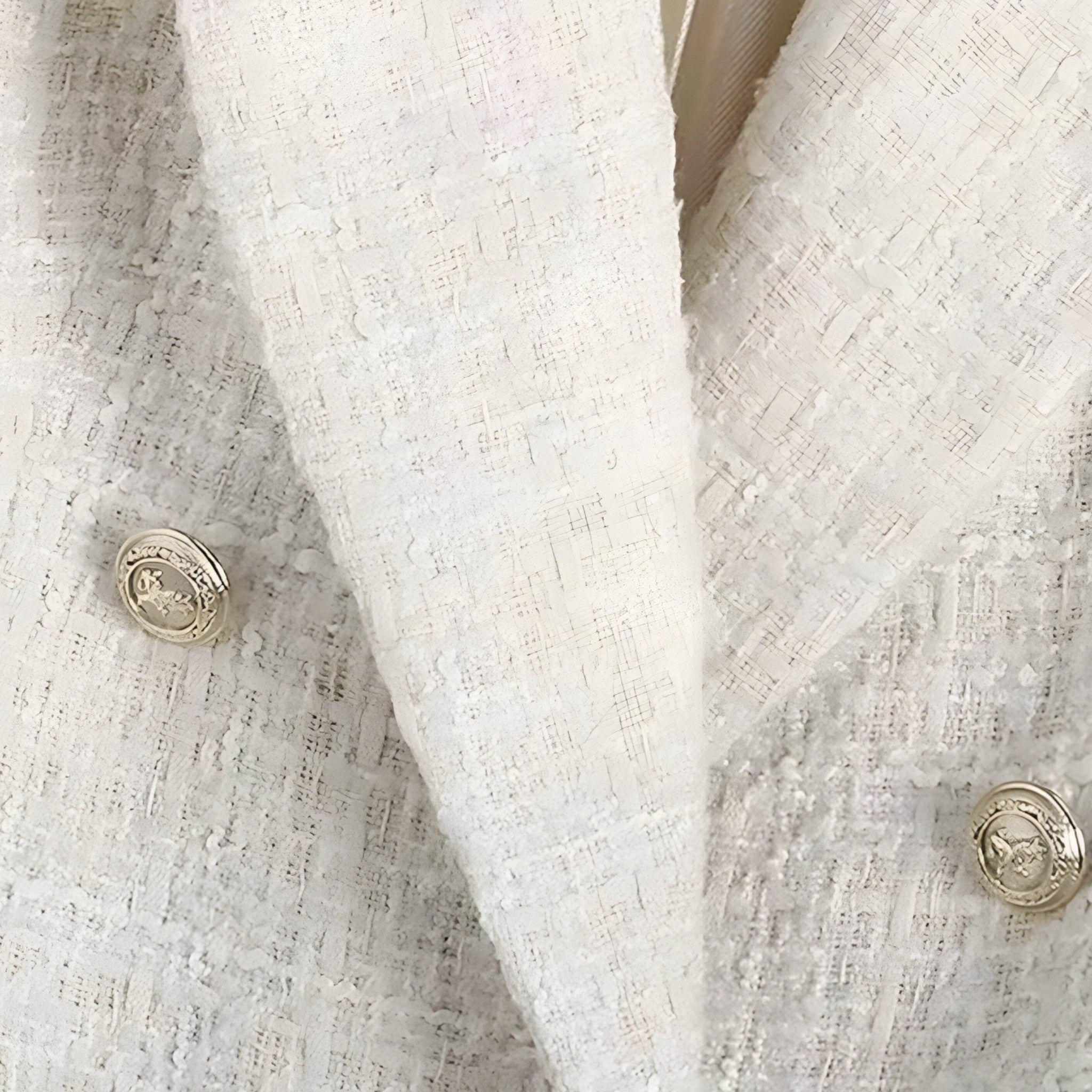 Clara | Veste-blazer vintage en tweed - Elégant et formel