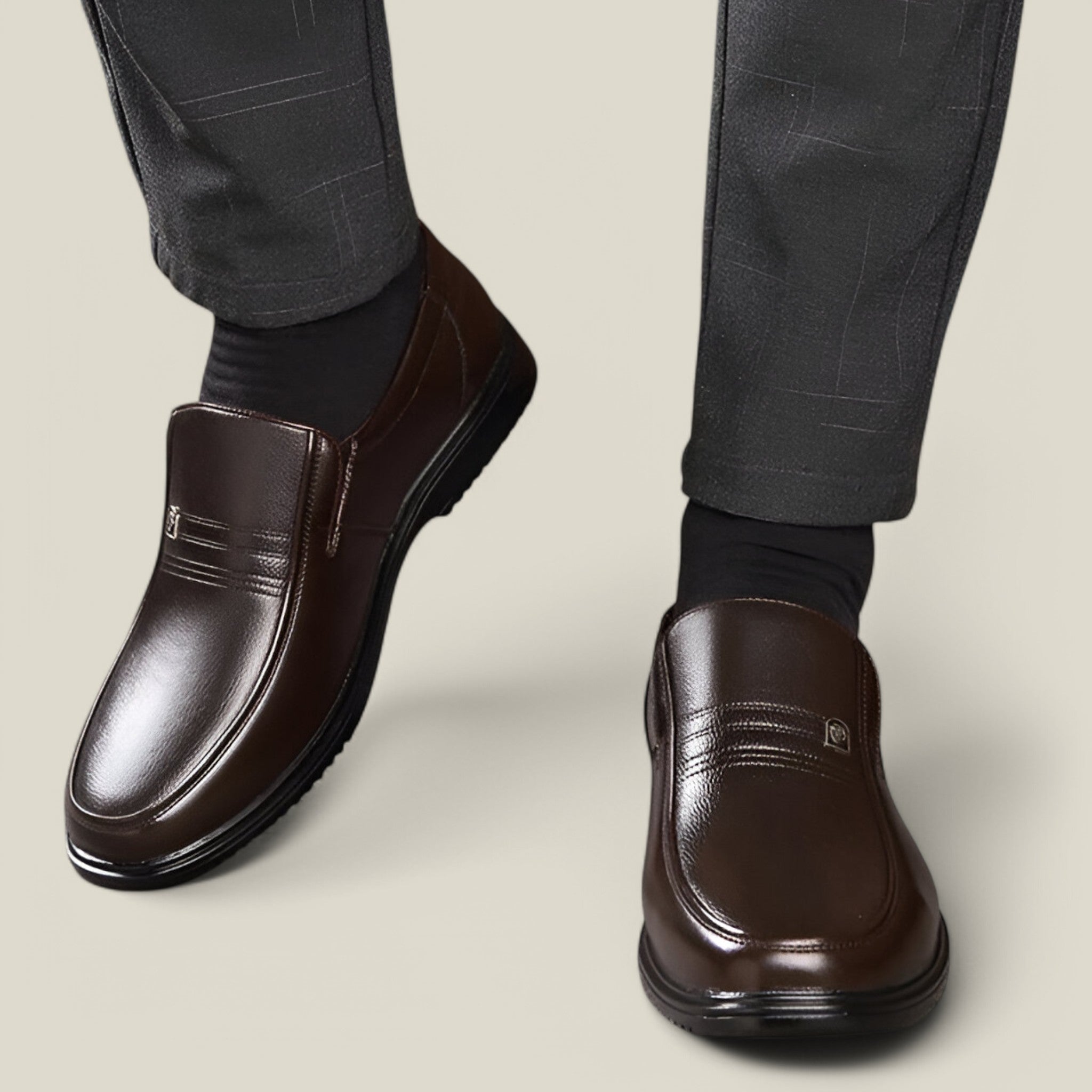 Leon | Mocassins en cuir respirant