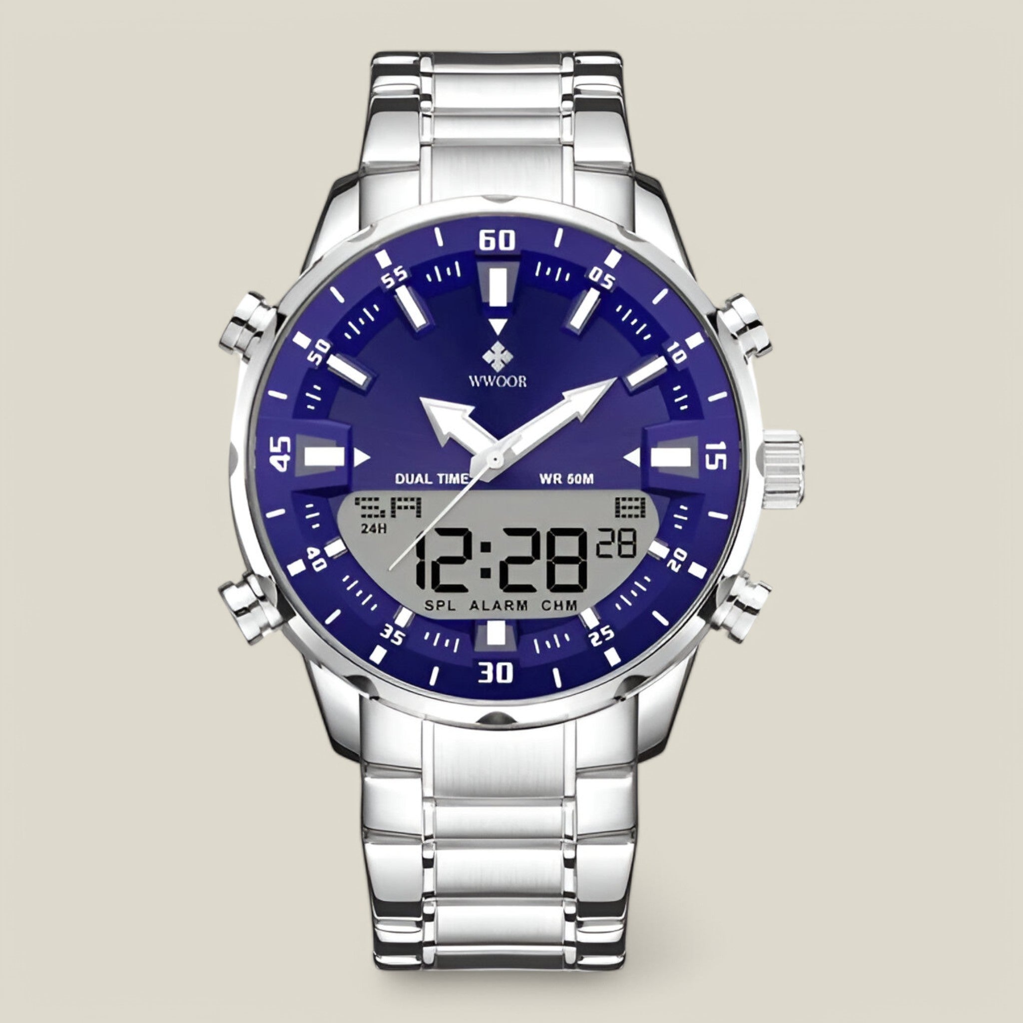 Thomas | Montre-bracelet en acier à quartz