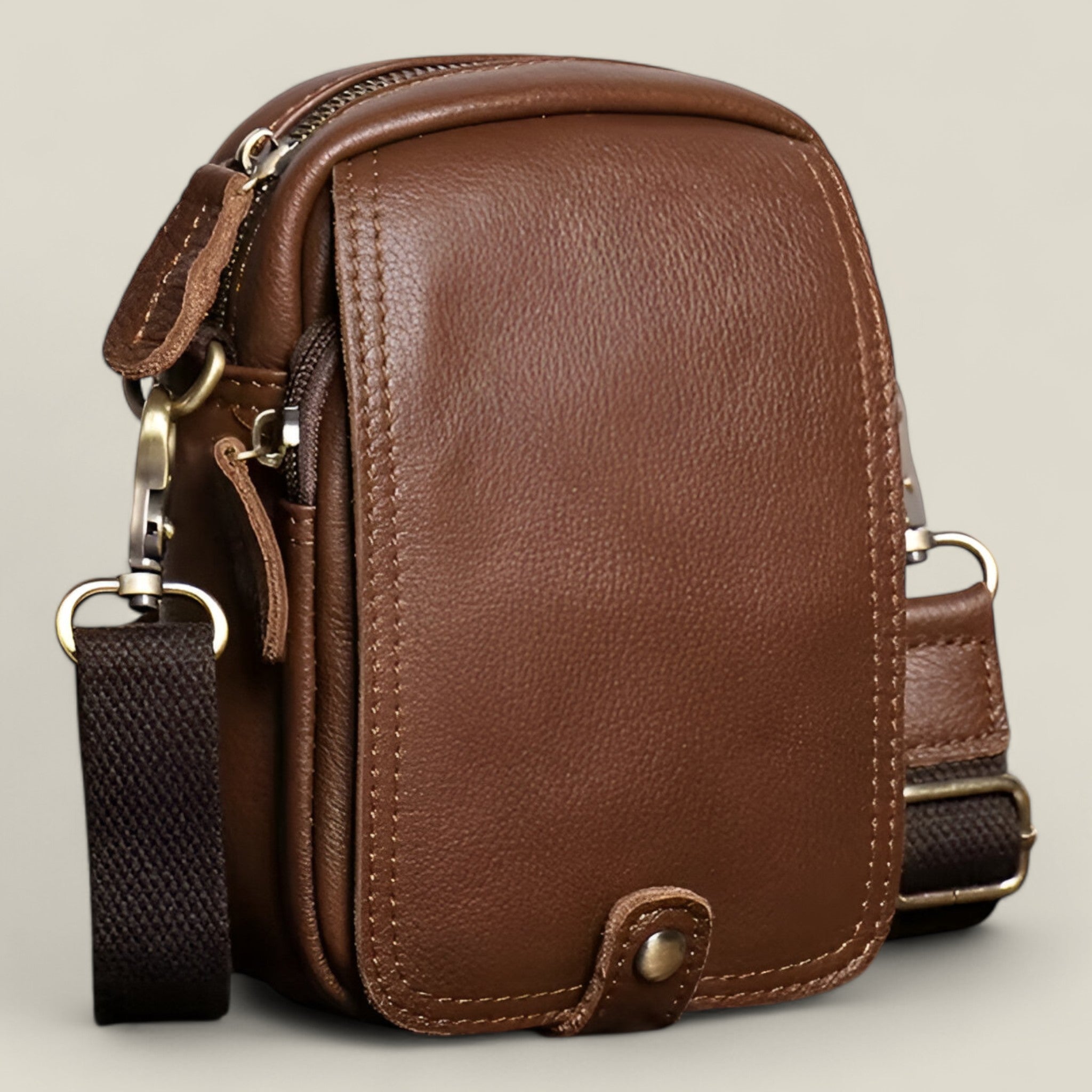 Henry | Sac rétro en cuir de vache - Léger et pratique
