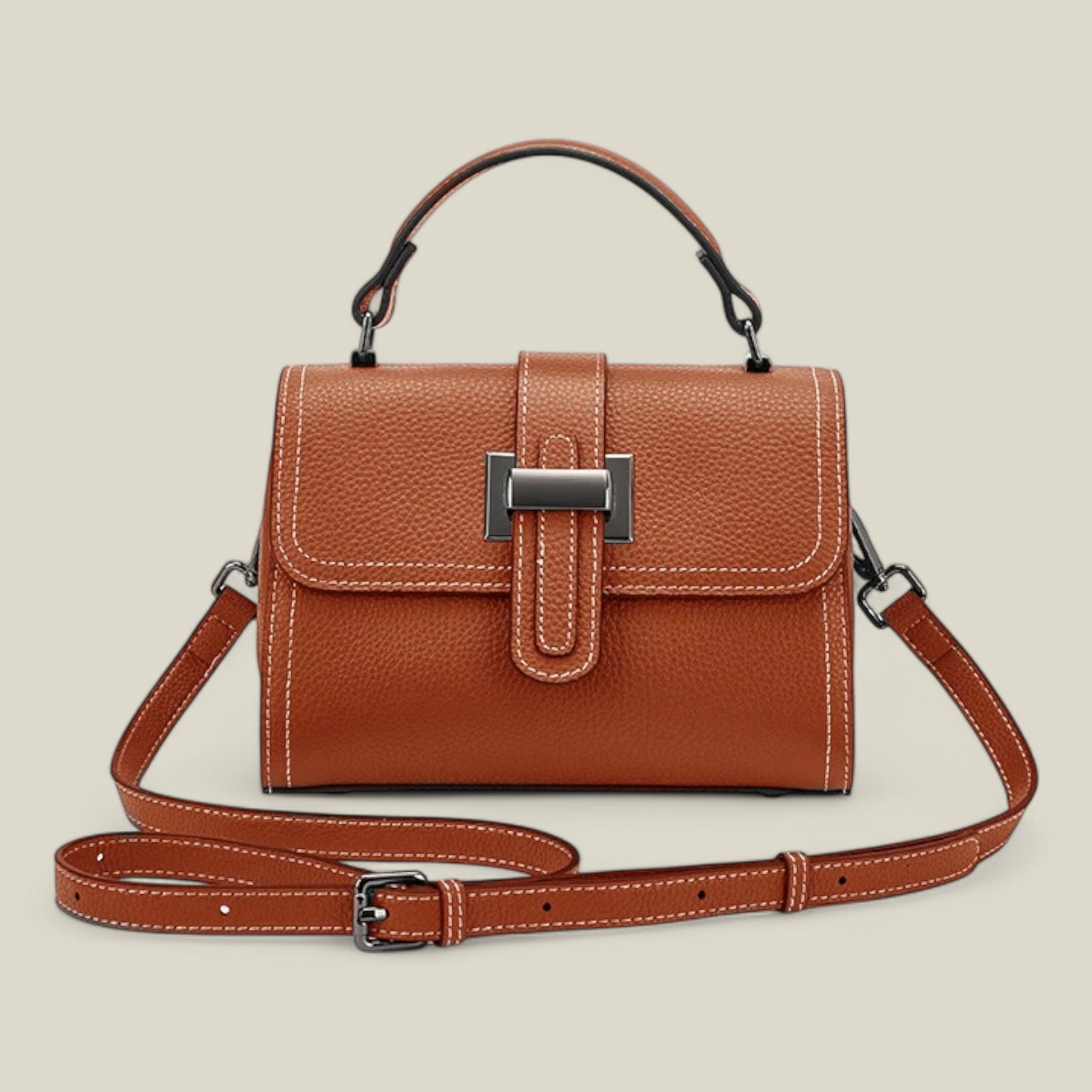Leny | Sac à Main en Cuir Véritable