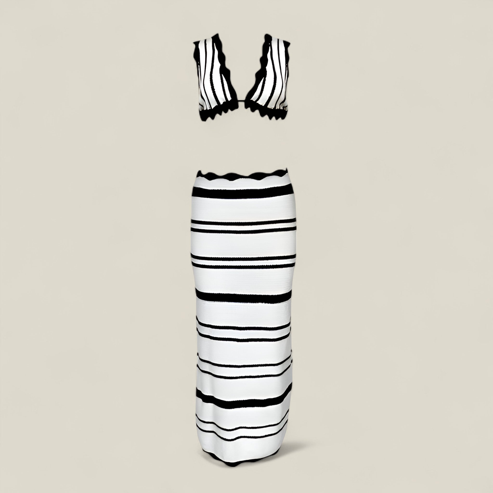 Zoey | Ensemble jupe en maille – Élégant et confortable