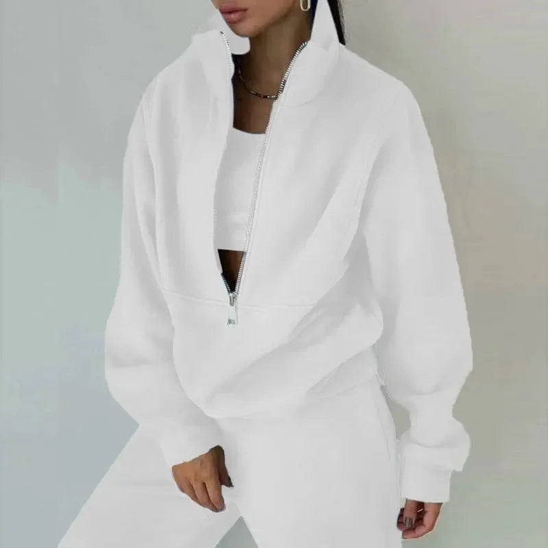 Women's Cozy Winter Sweatshirt & Pants Set
