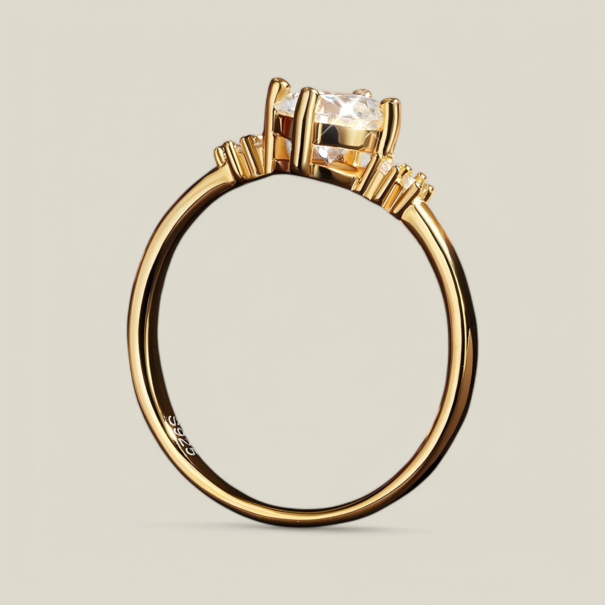 Isla | Moissanite Ring - Luxe schittering met gecertificeerde elegantie