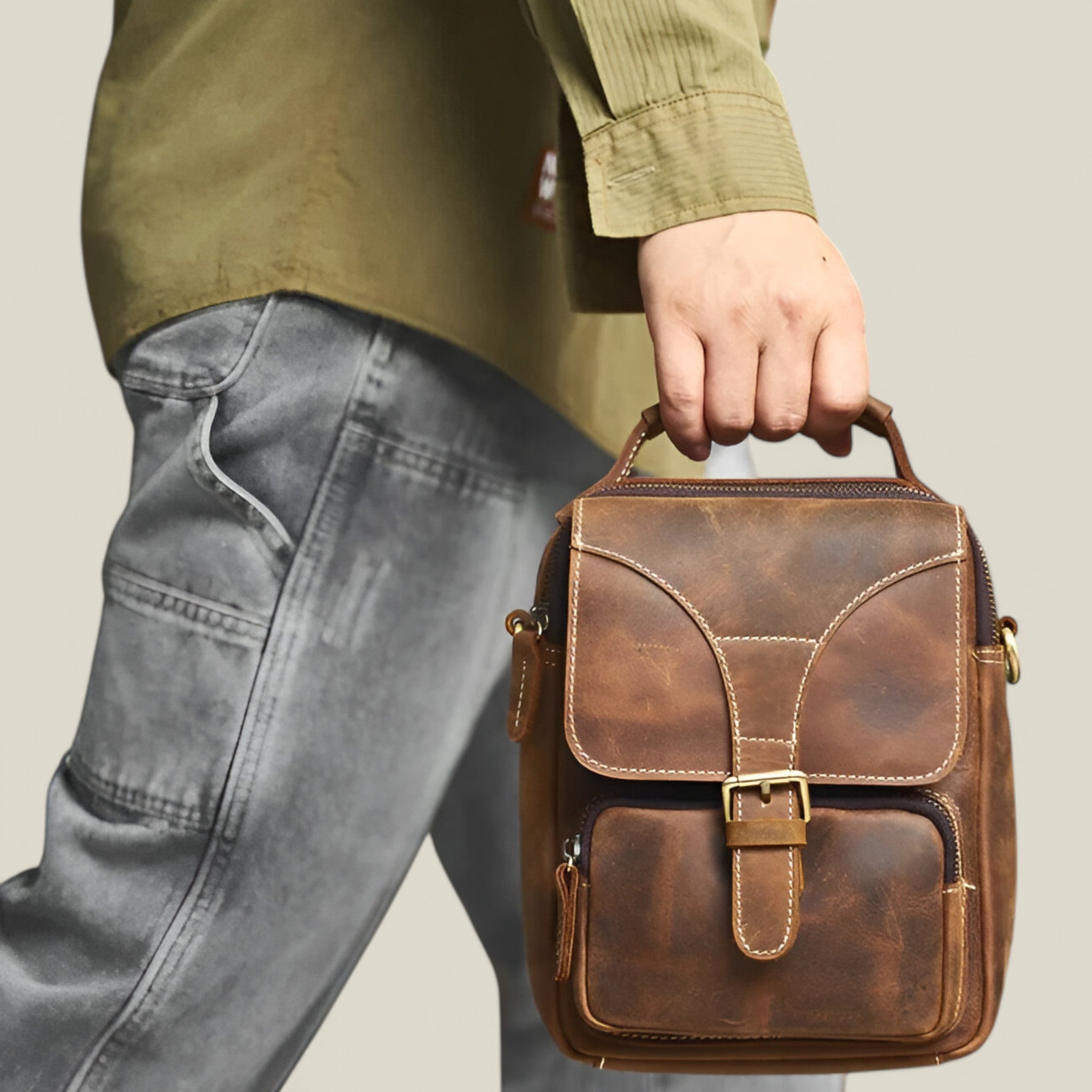Mack | Sac à bandoulière - Vintage et spacieux