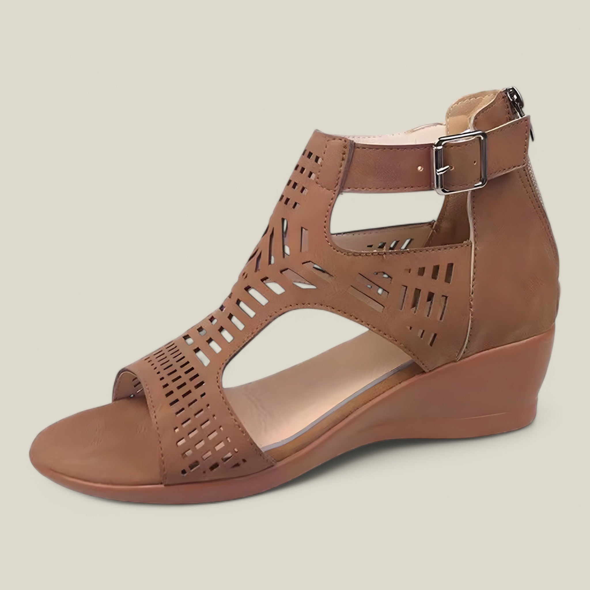 Liz | Sandales à semelles compensées - Chic et confortable
