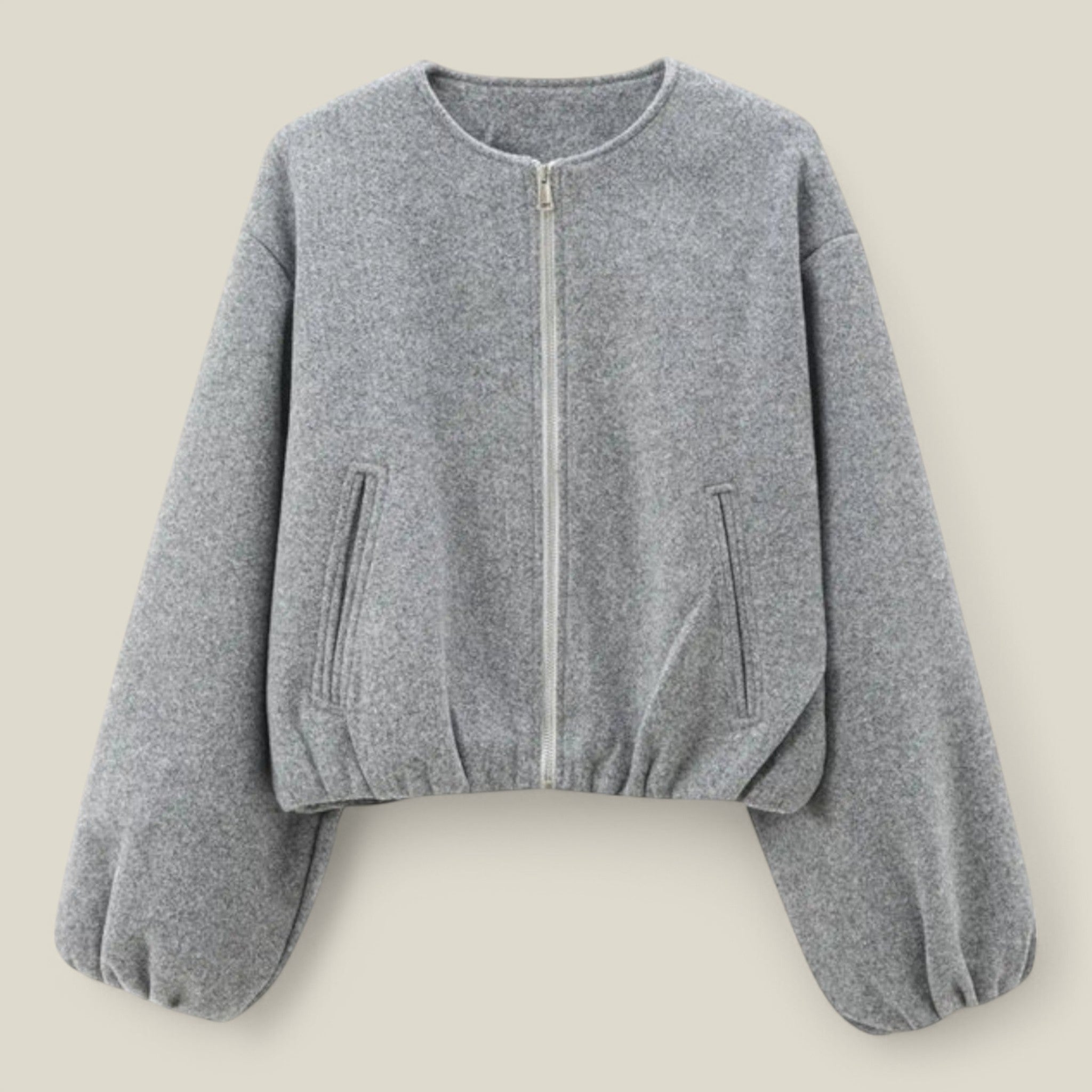 Ruby | Veste bomber rouge – Vêtement sportif élégant
