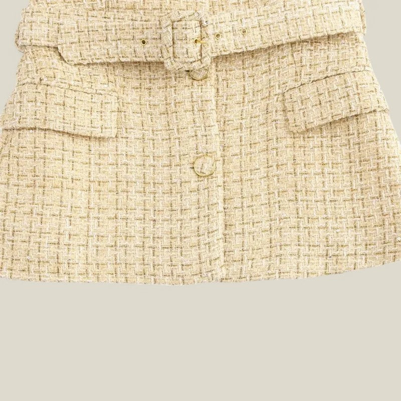 Camille | Haut polyvalent - Style automnal avec texture sophistiquée