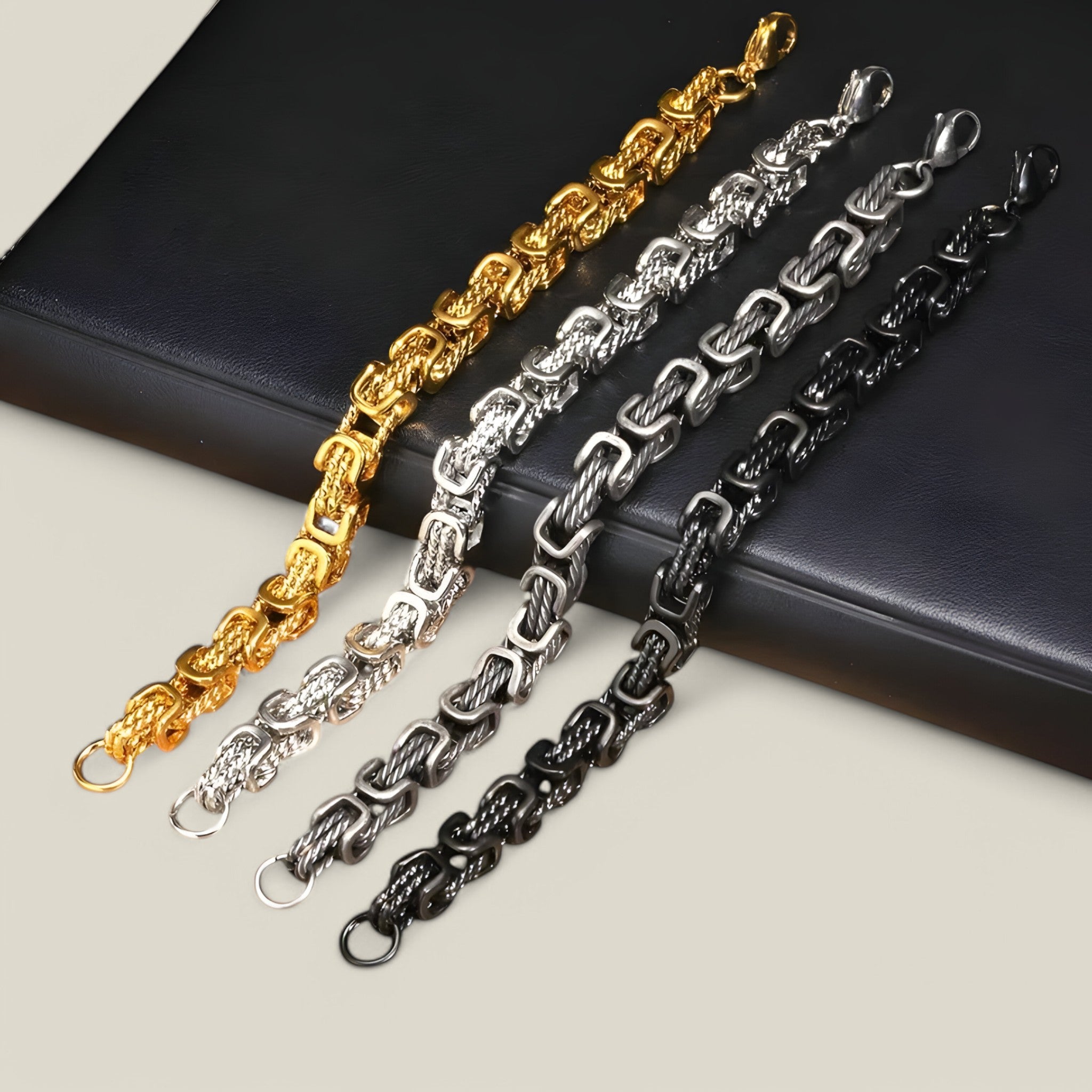 Floris | Bracelet Chunky Byzantin pour Hommes