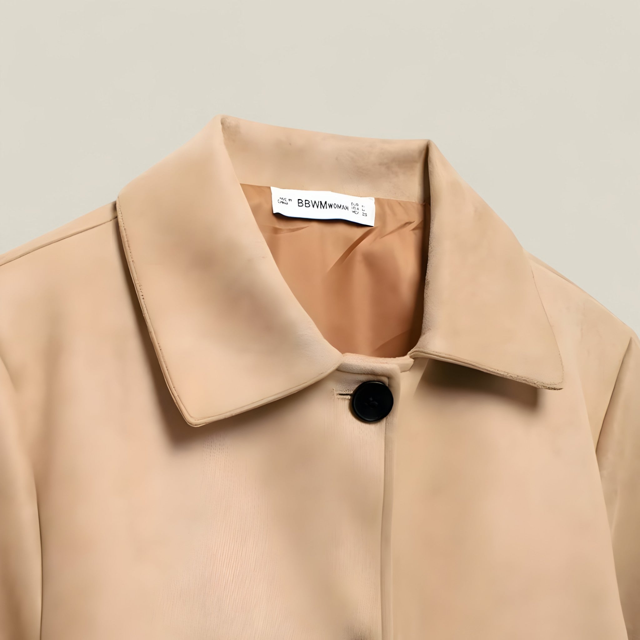 Lia | Veste bomber en daim pour femmes - Streetwear d'automne - Beige