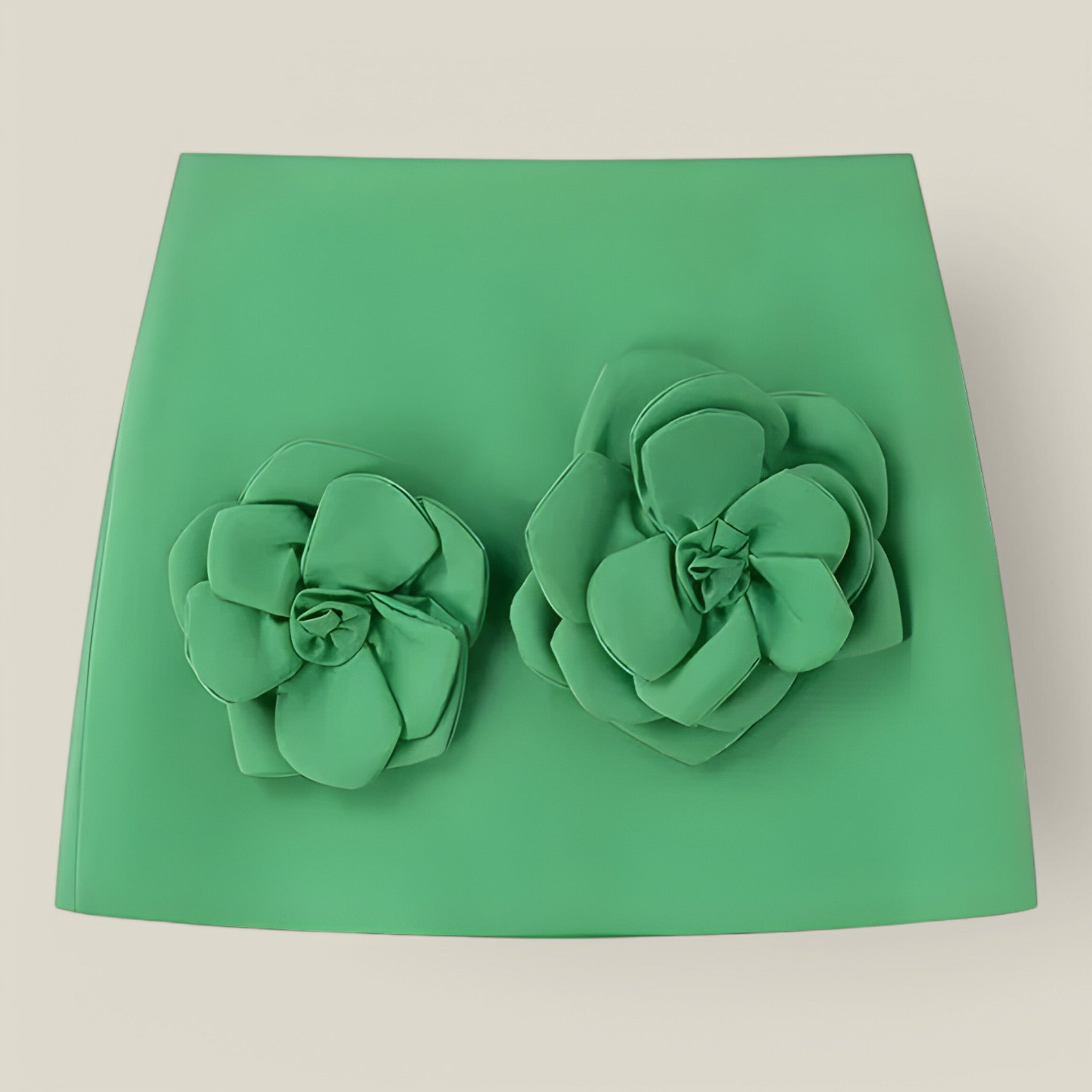 Briella | Vert Ensemble Jupe Fleurie