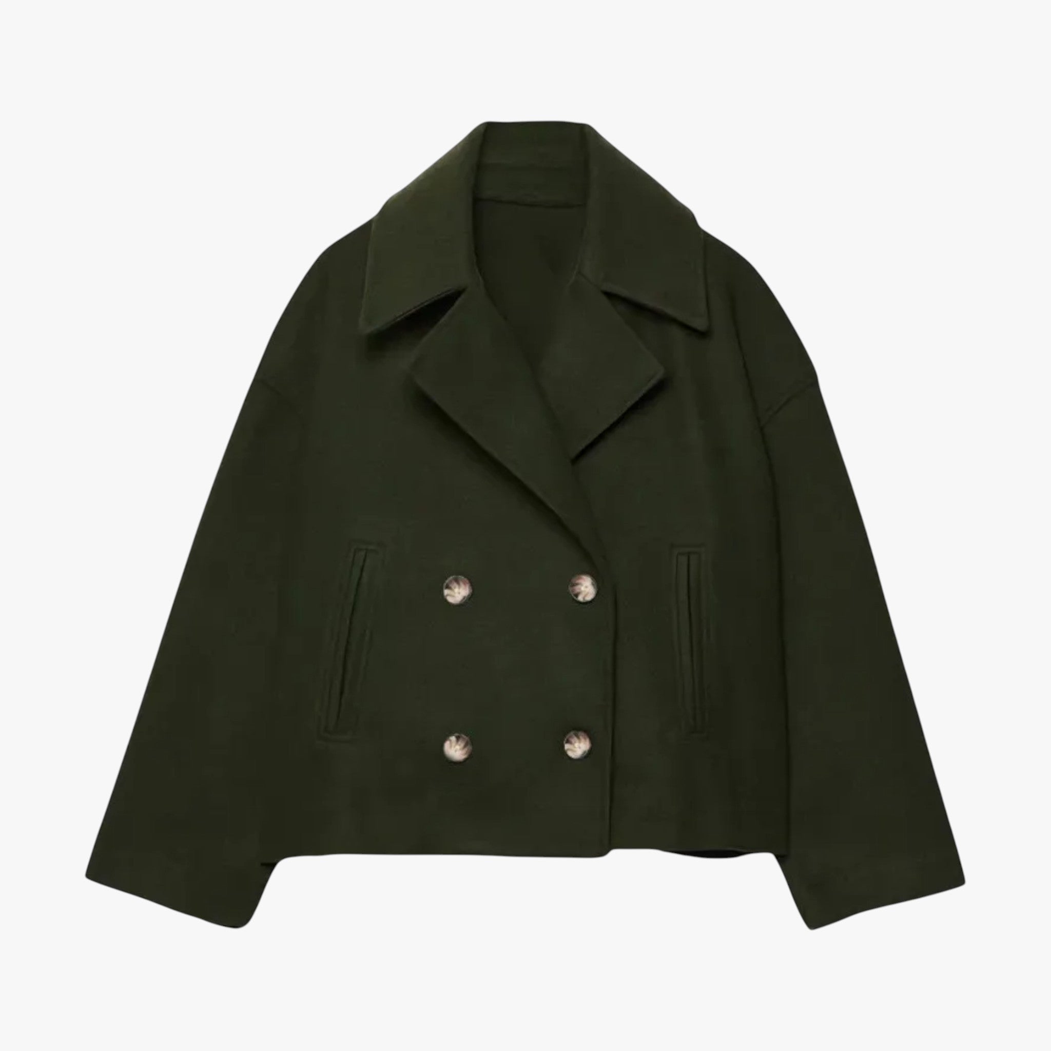 Chic Short Jacket for Timeless Elegance and Cozy Warmth