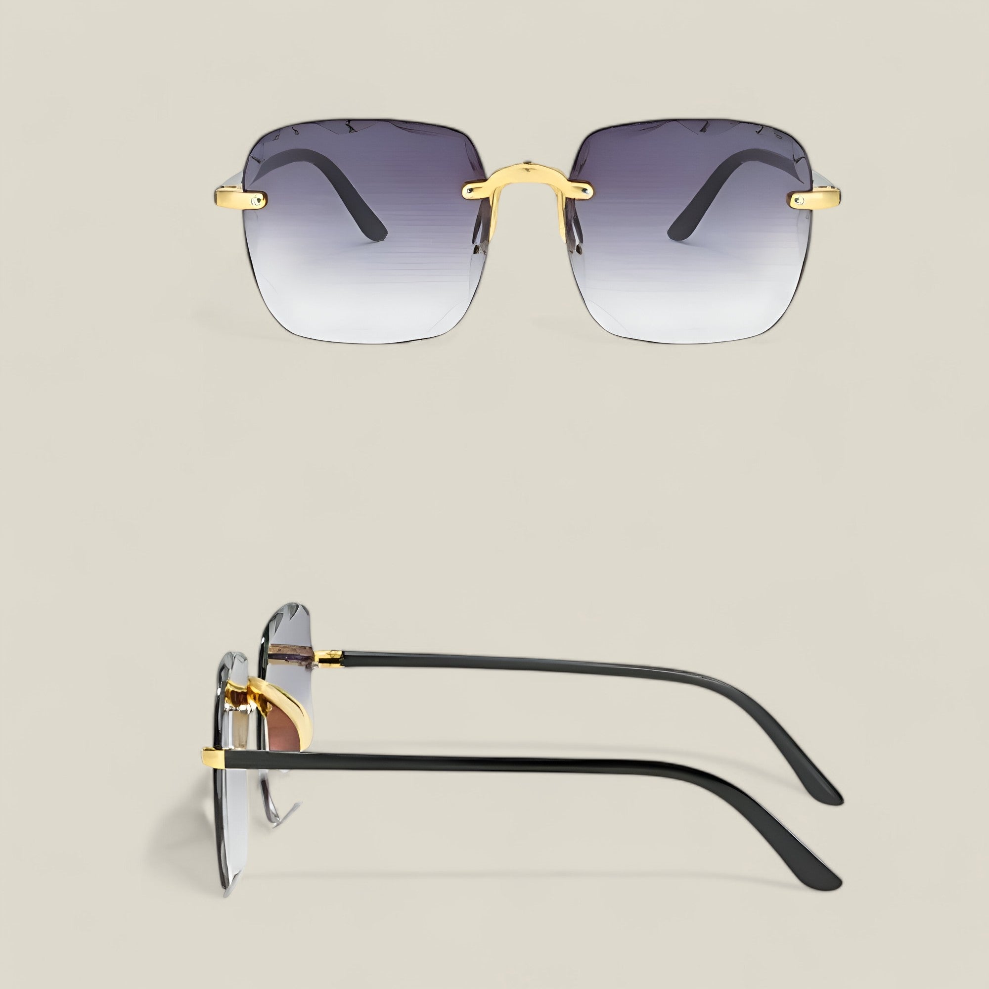 Lena | Lunettes de soleil sans monture – Élégantes et modernes