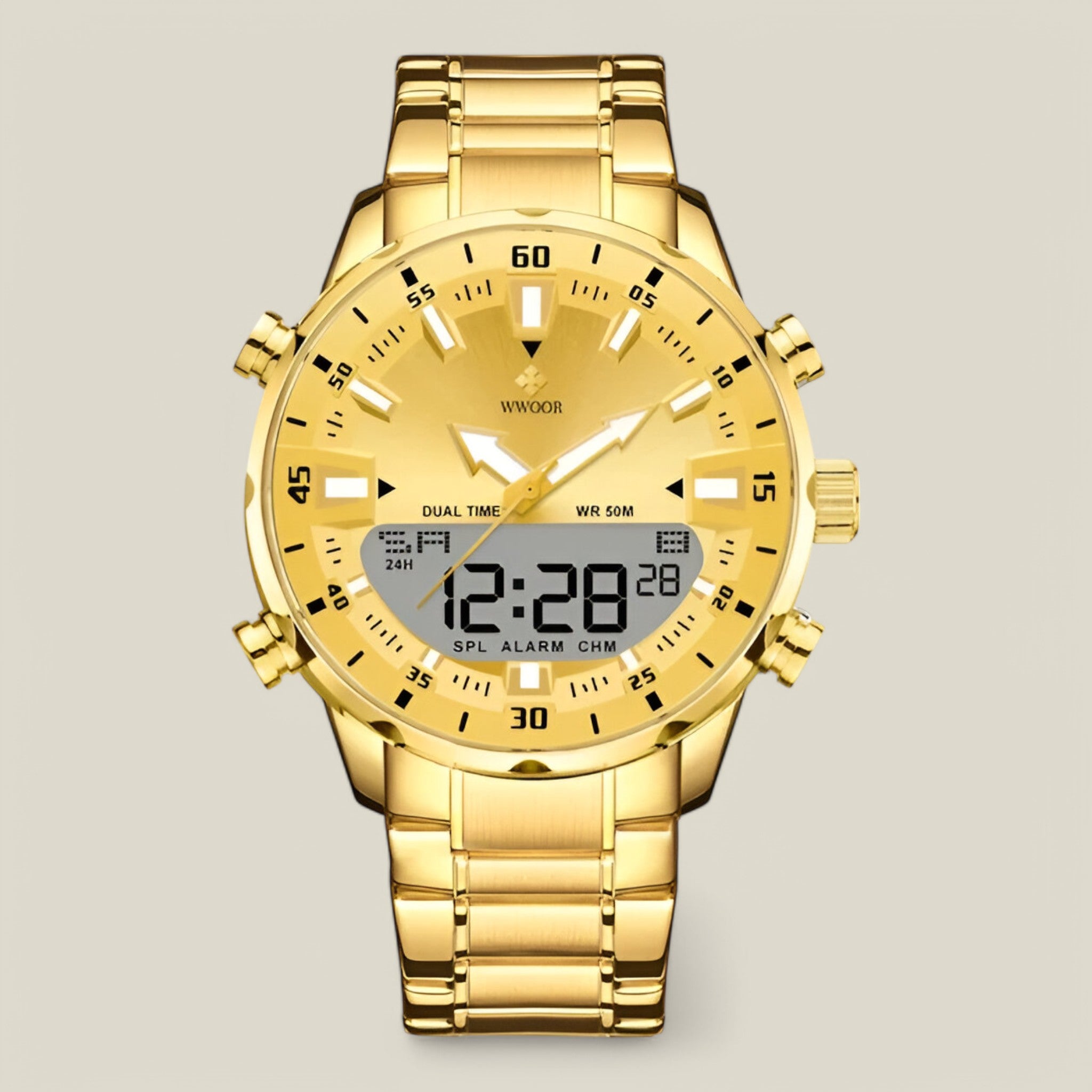 Thomas | Montre-bracelet en acier à quartz