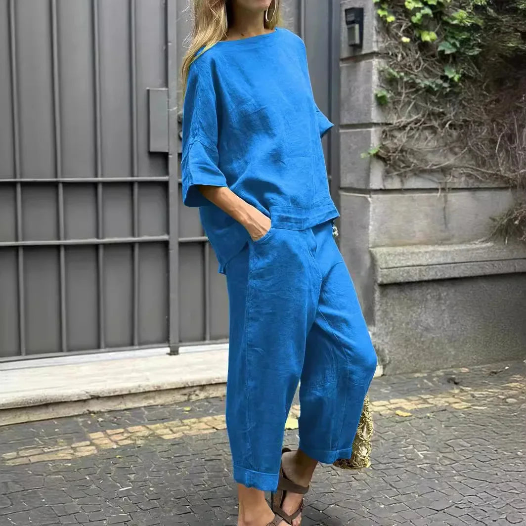 Chic Women's Two-Piece Set for Casual Everyday Style