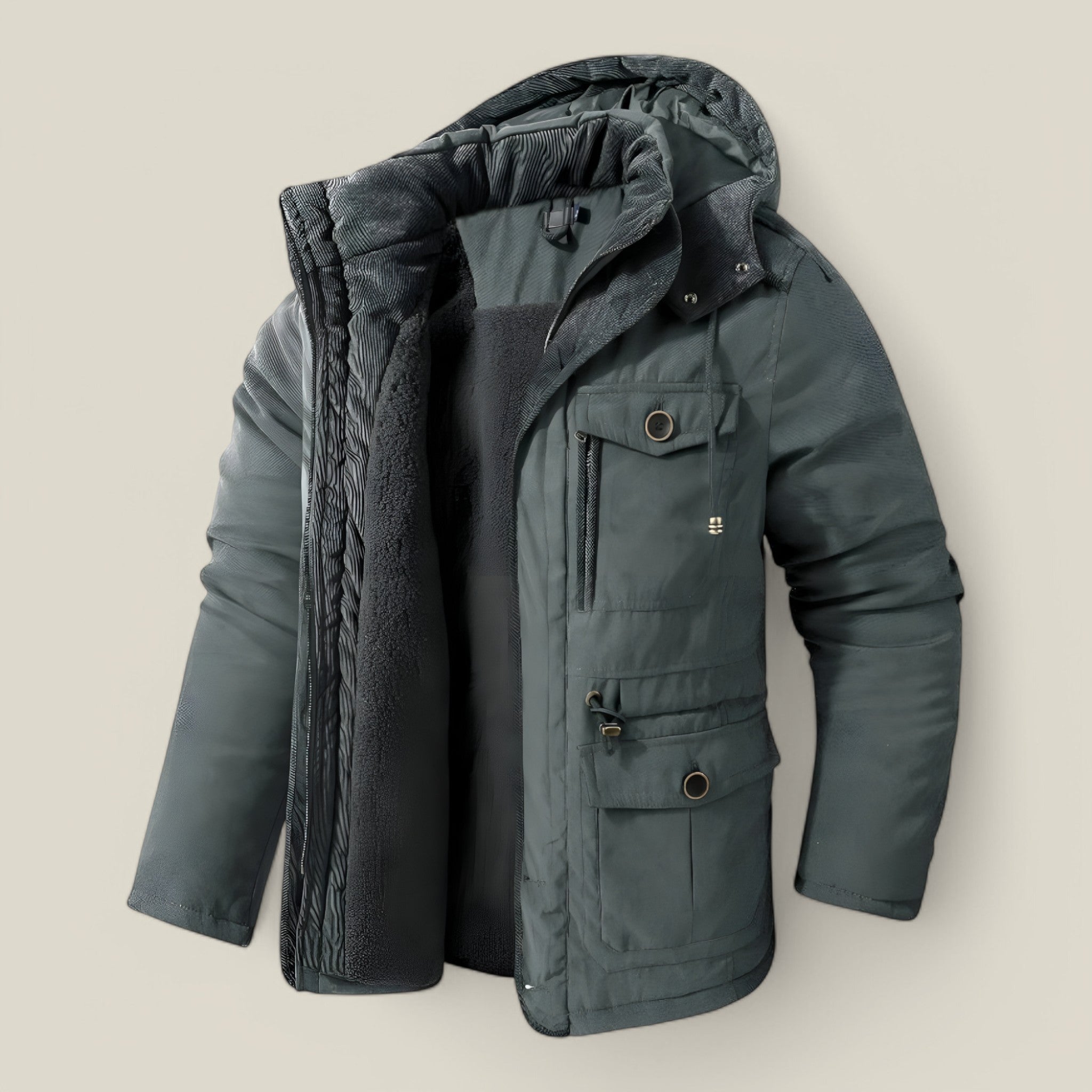 Jake | Veste d'hiver lourde - Durable et protectrice
