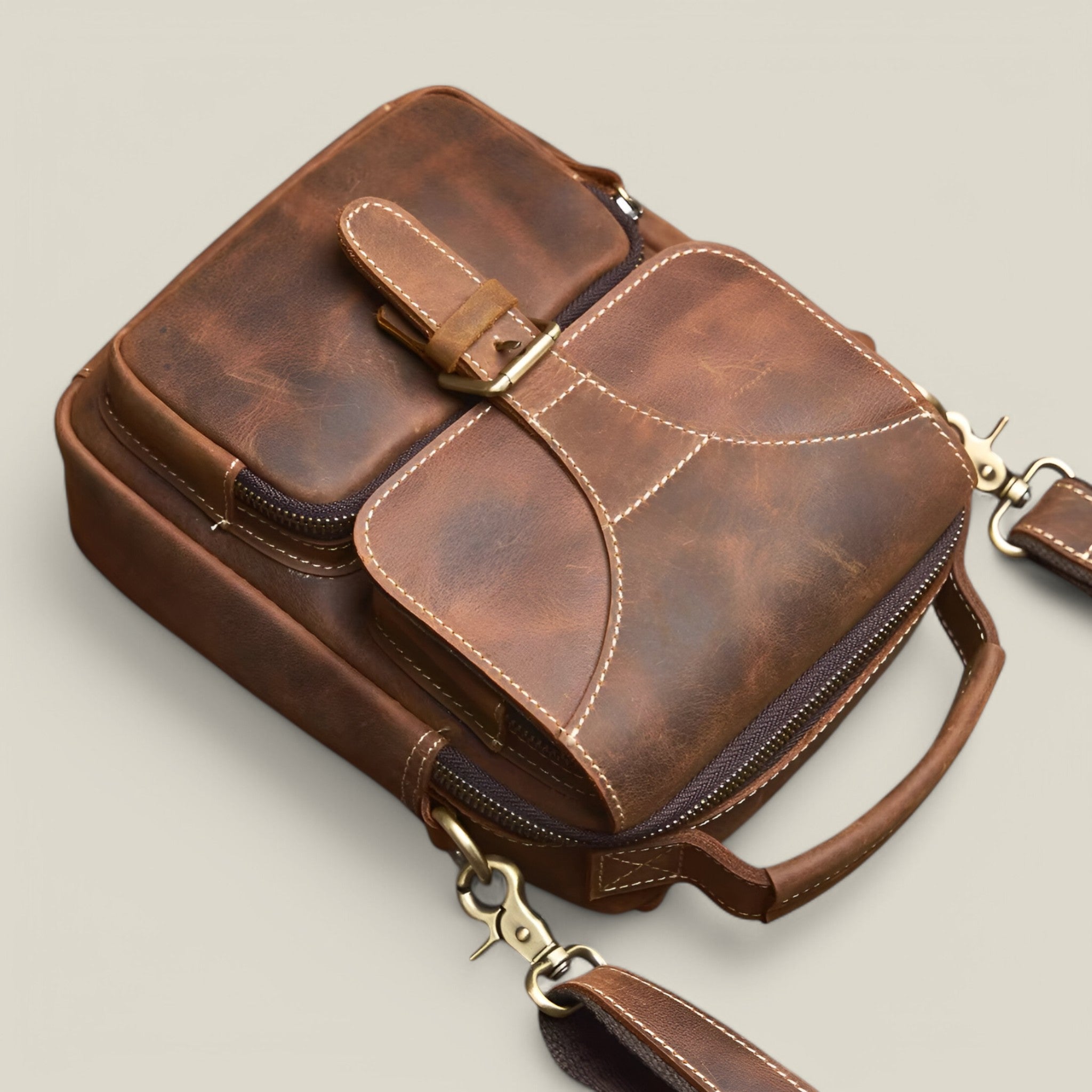 Mack | Sac à bandoulière - Vintage et spacieux