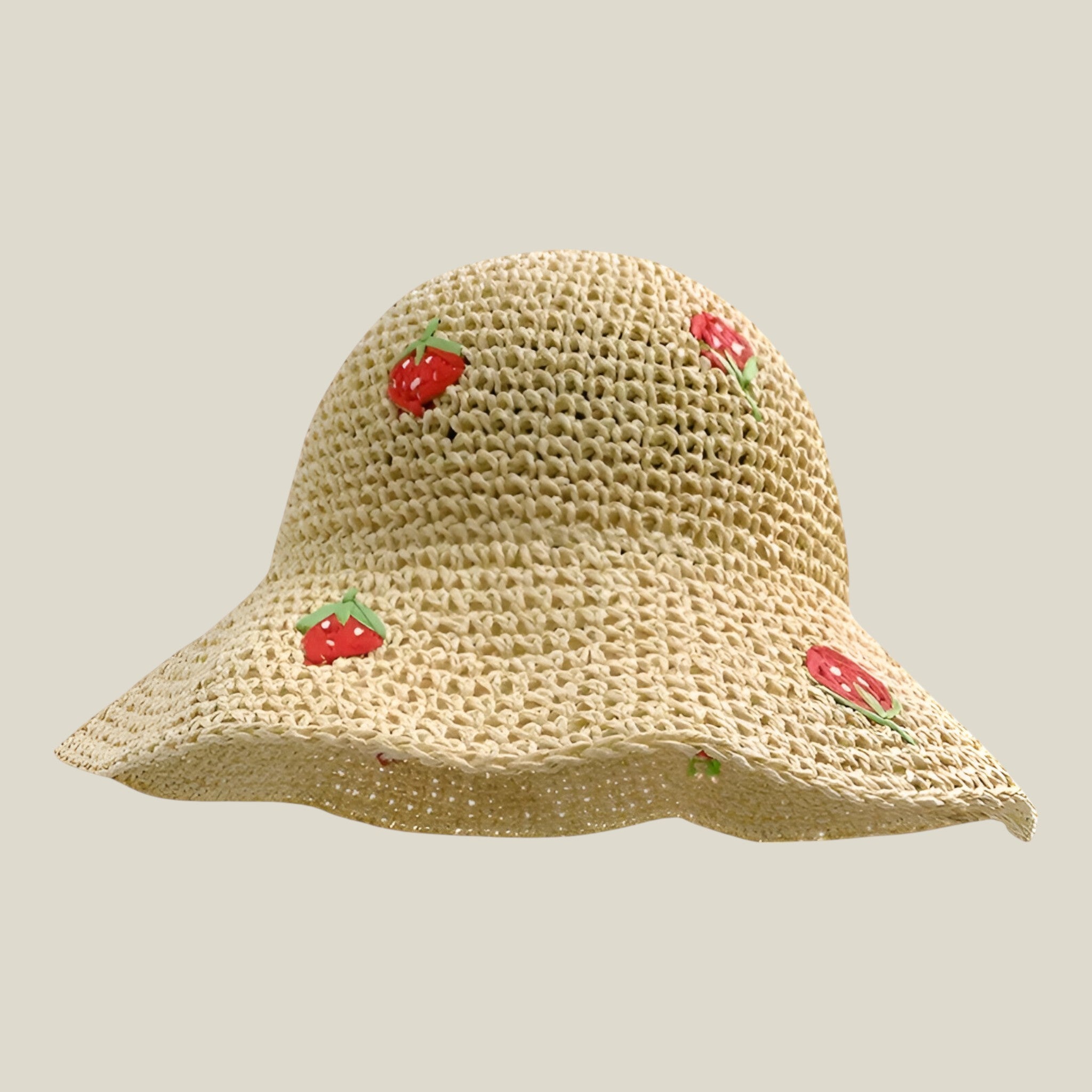 Kira | Chapeau de soleil en fraise