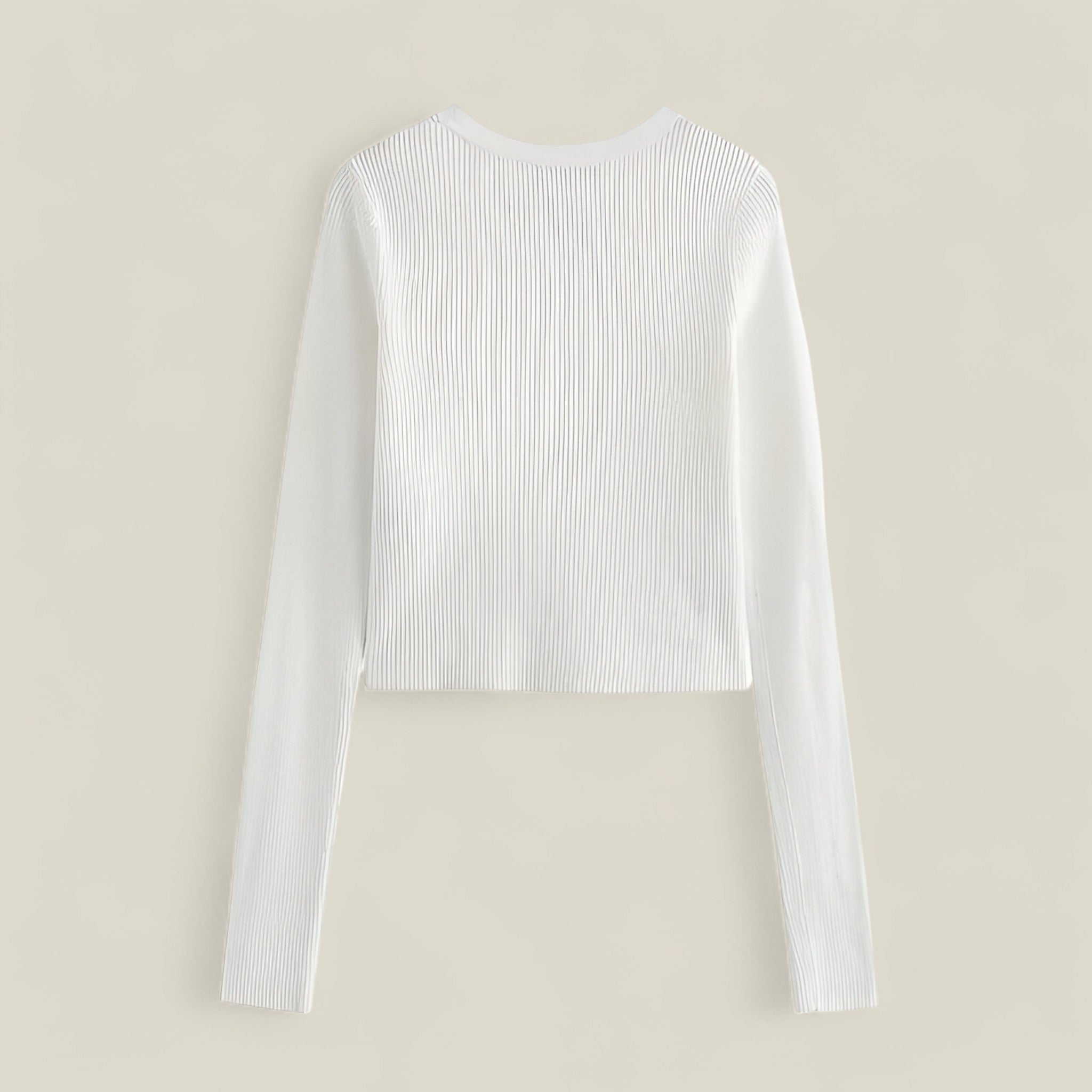 Luna | Gilet court blanc – Chic et confortable