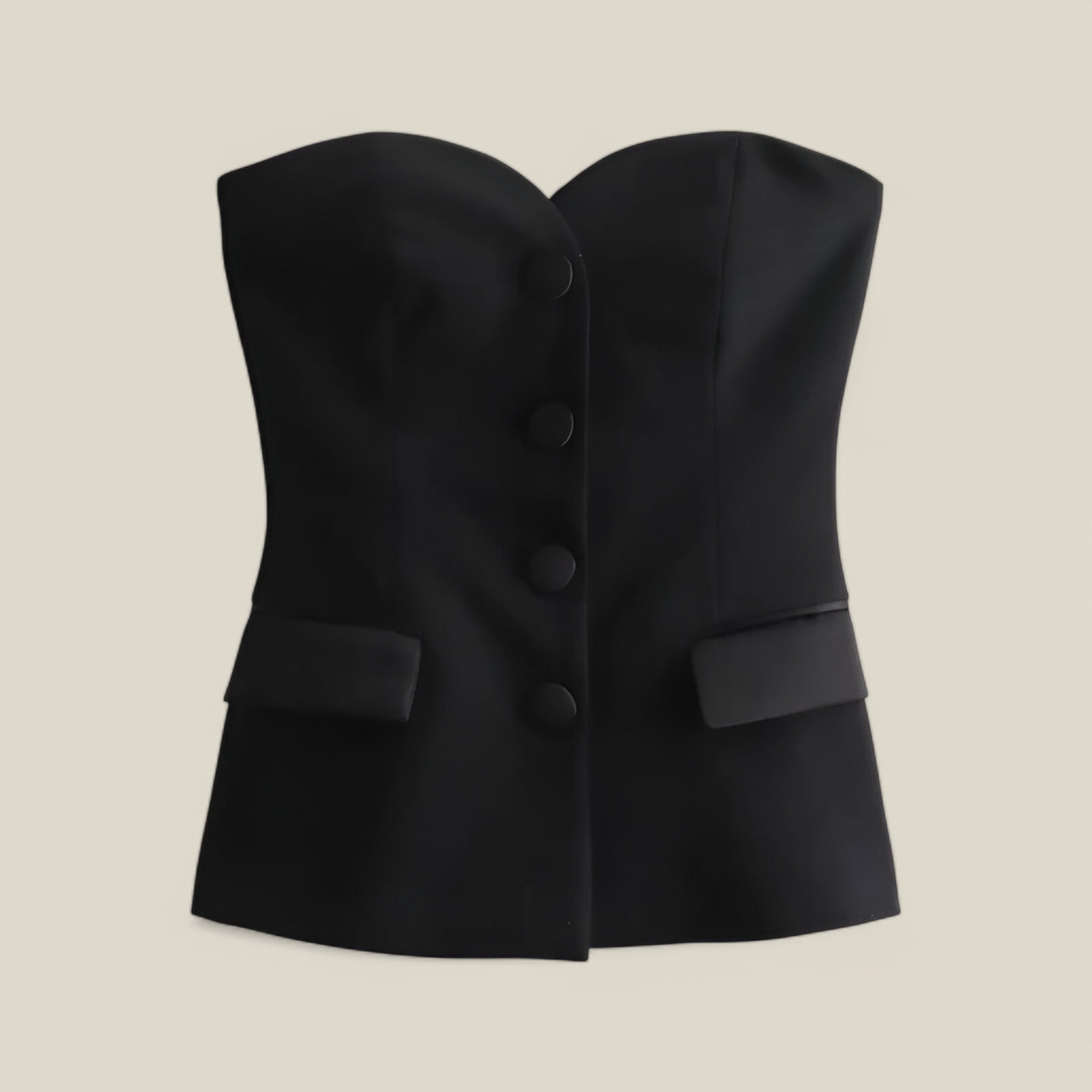 Luna | Top corseté sans bretelles - Chic et sexy
