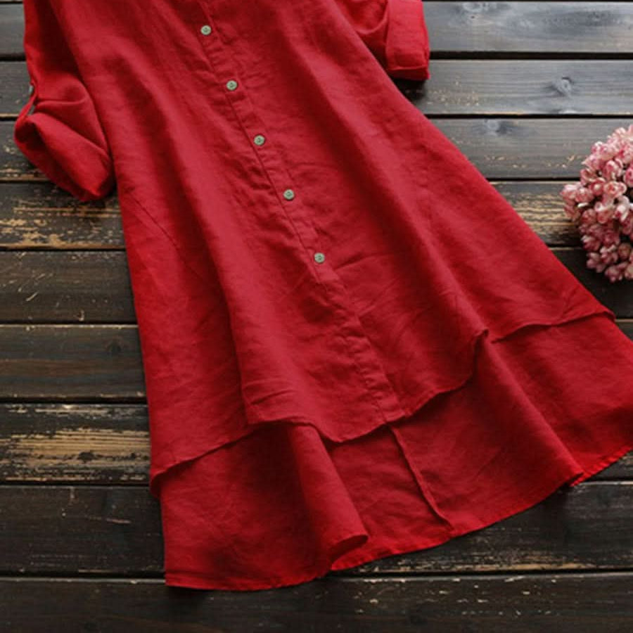 Women's Relaxed-Fit Shirt Dress