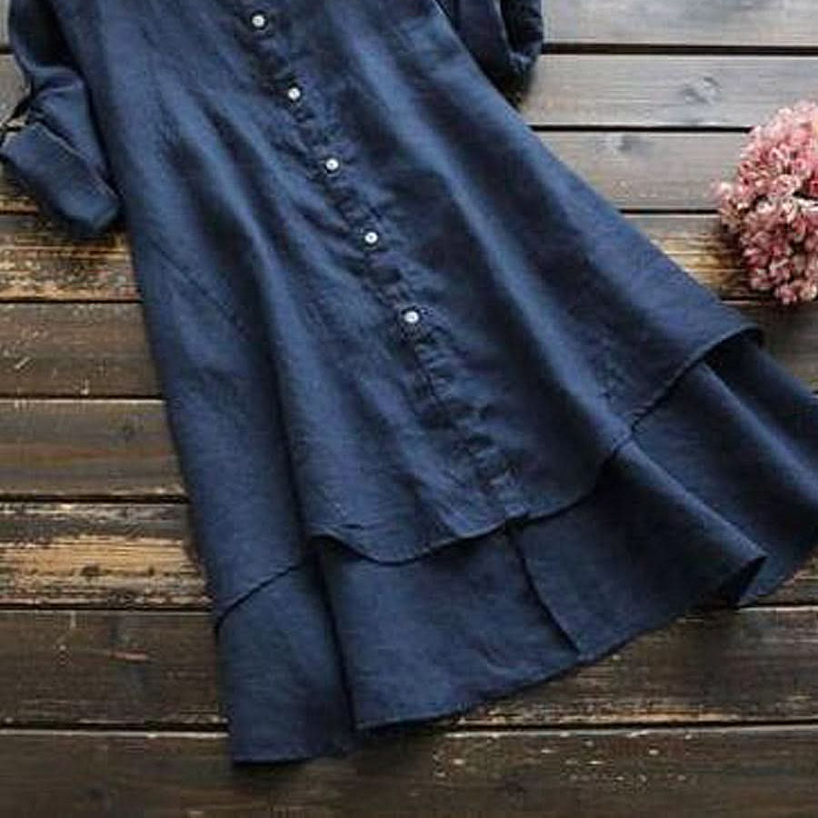 Women's Relaxed-Fit Shirt Dress